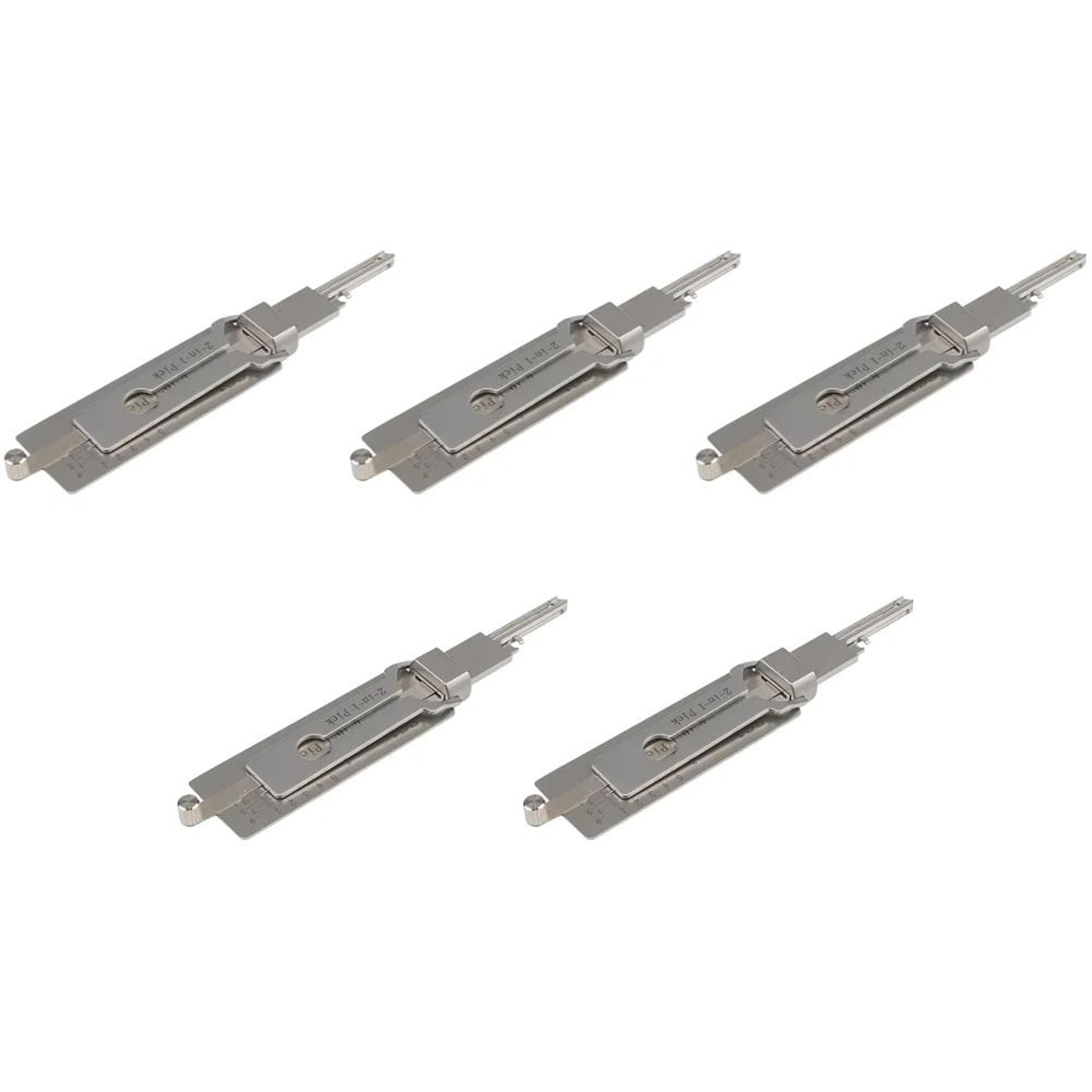 Stainless Steel Key Decoder  Precision Hook Repair Tool Set 10
