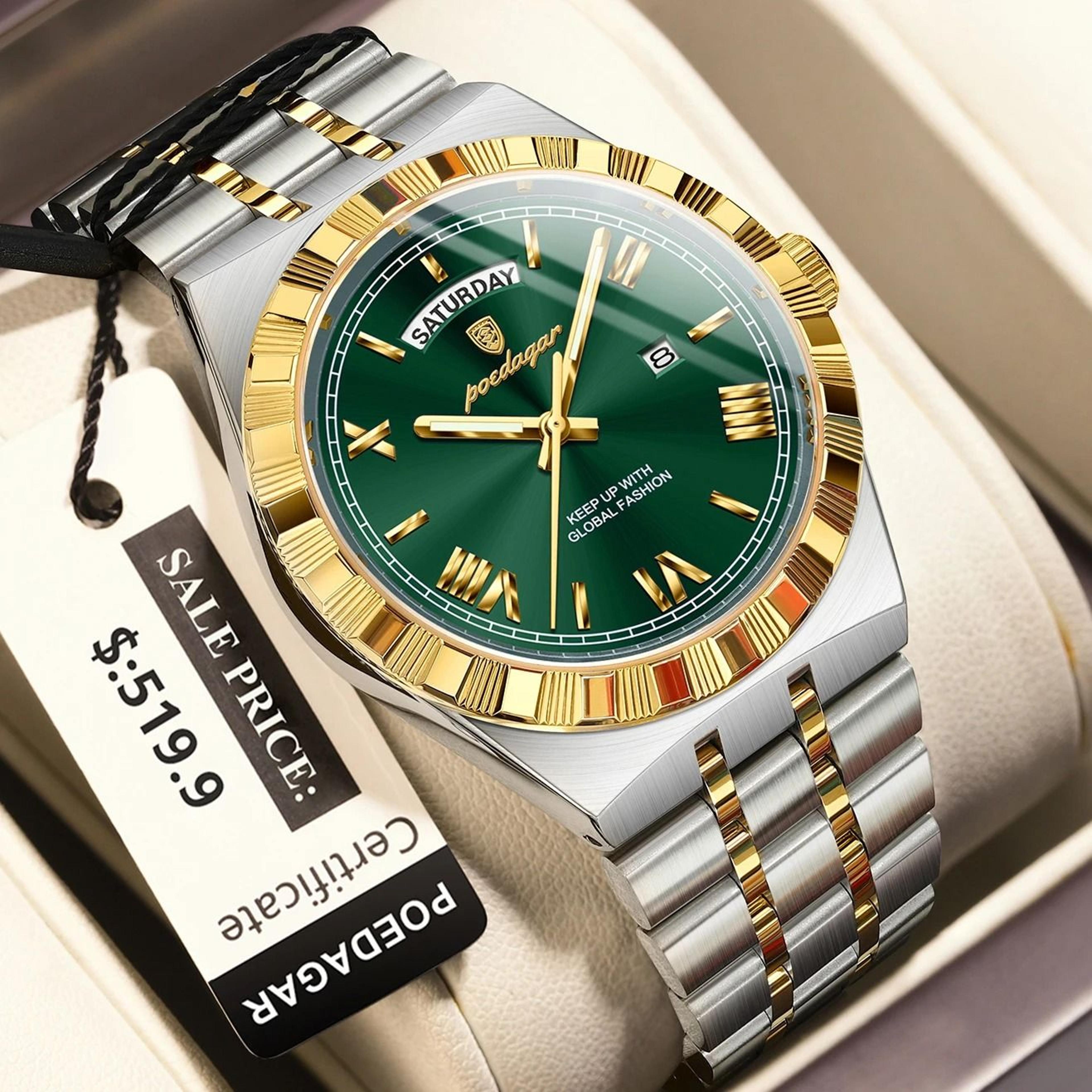 Luxury Business Quartz Watch For Men With Week  Date Display 11