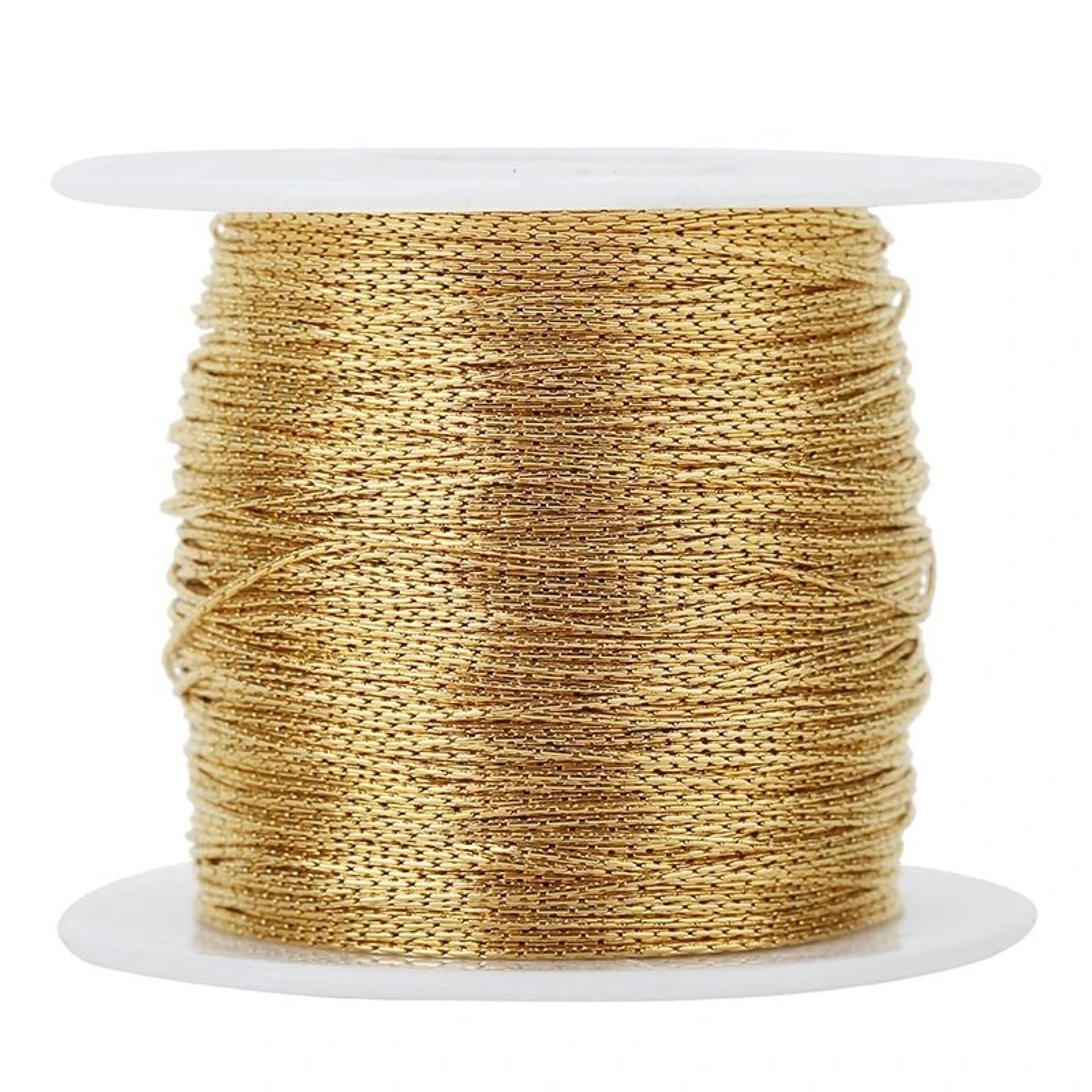 stainless steel gold link chain for jewelry making (2 meters)