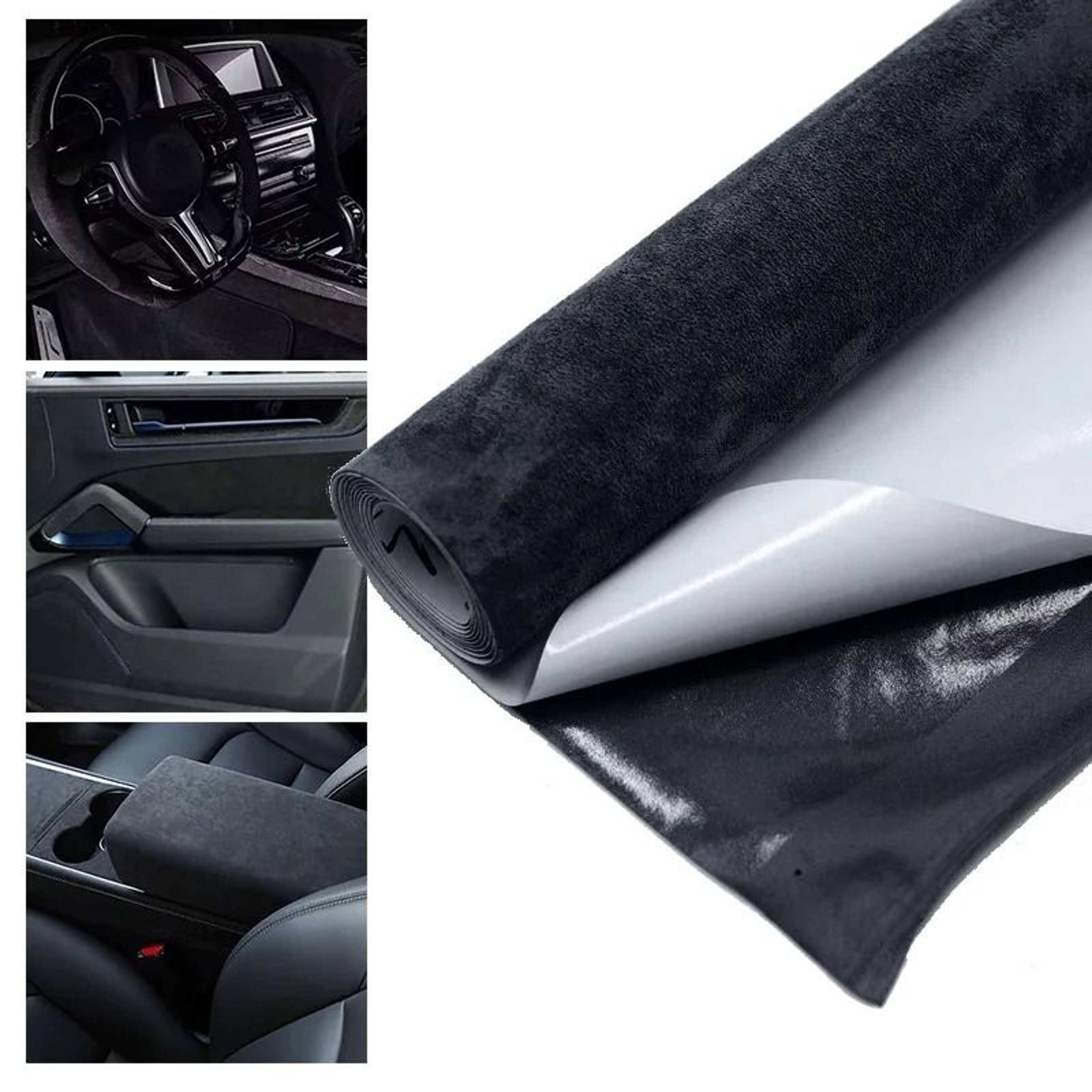 self adhesive suede fabric for car interior and diy projects