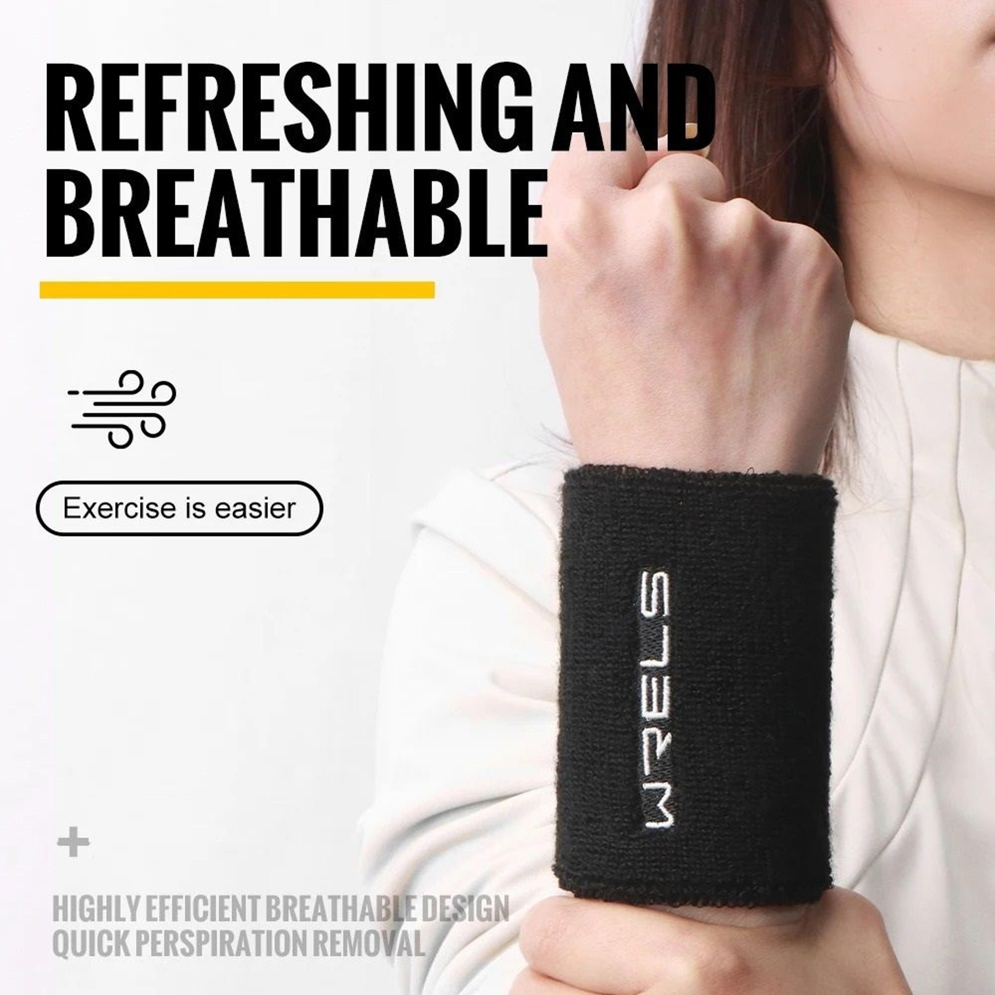 Absorbent Stretchable Wristbands For Fitness And Sports 2