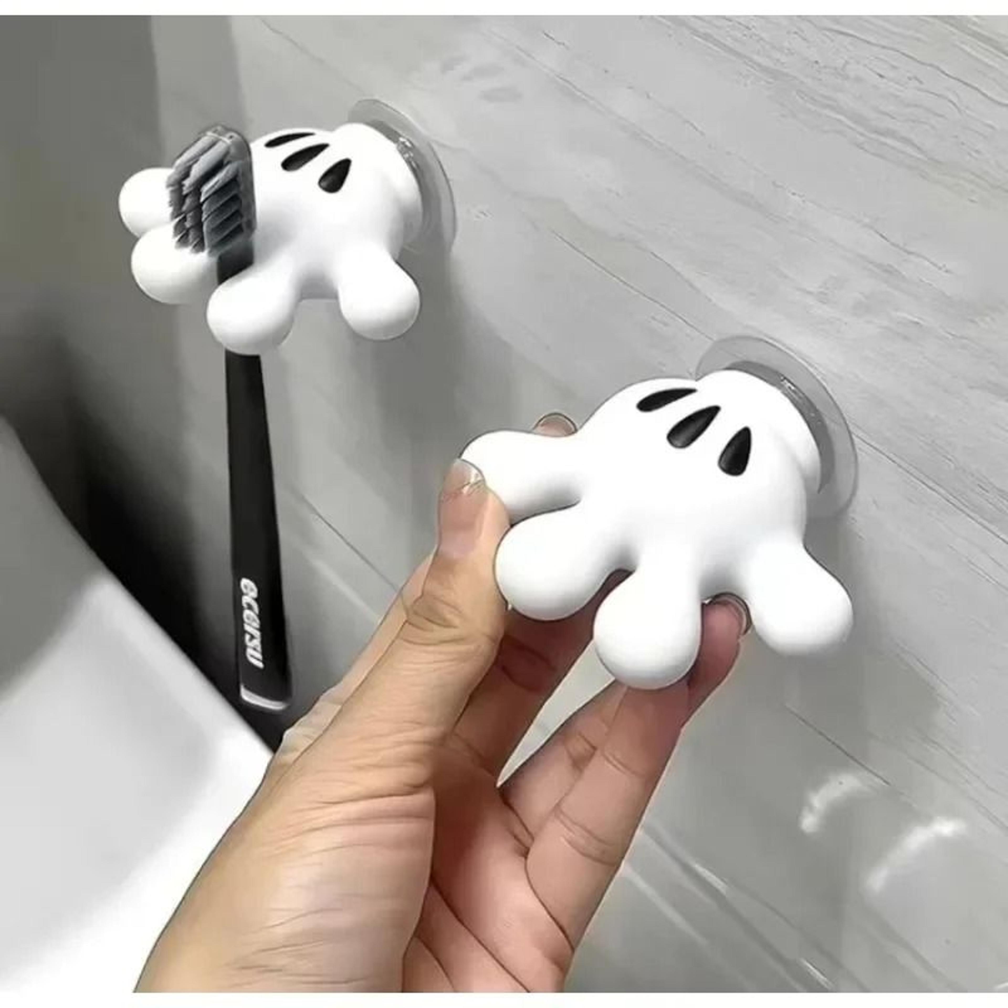 Cute Suction Toothbrush Holder With Multipurpose Hook 1