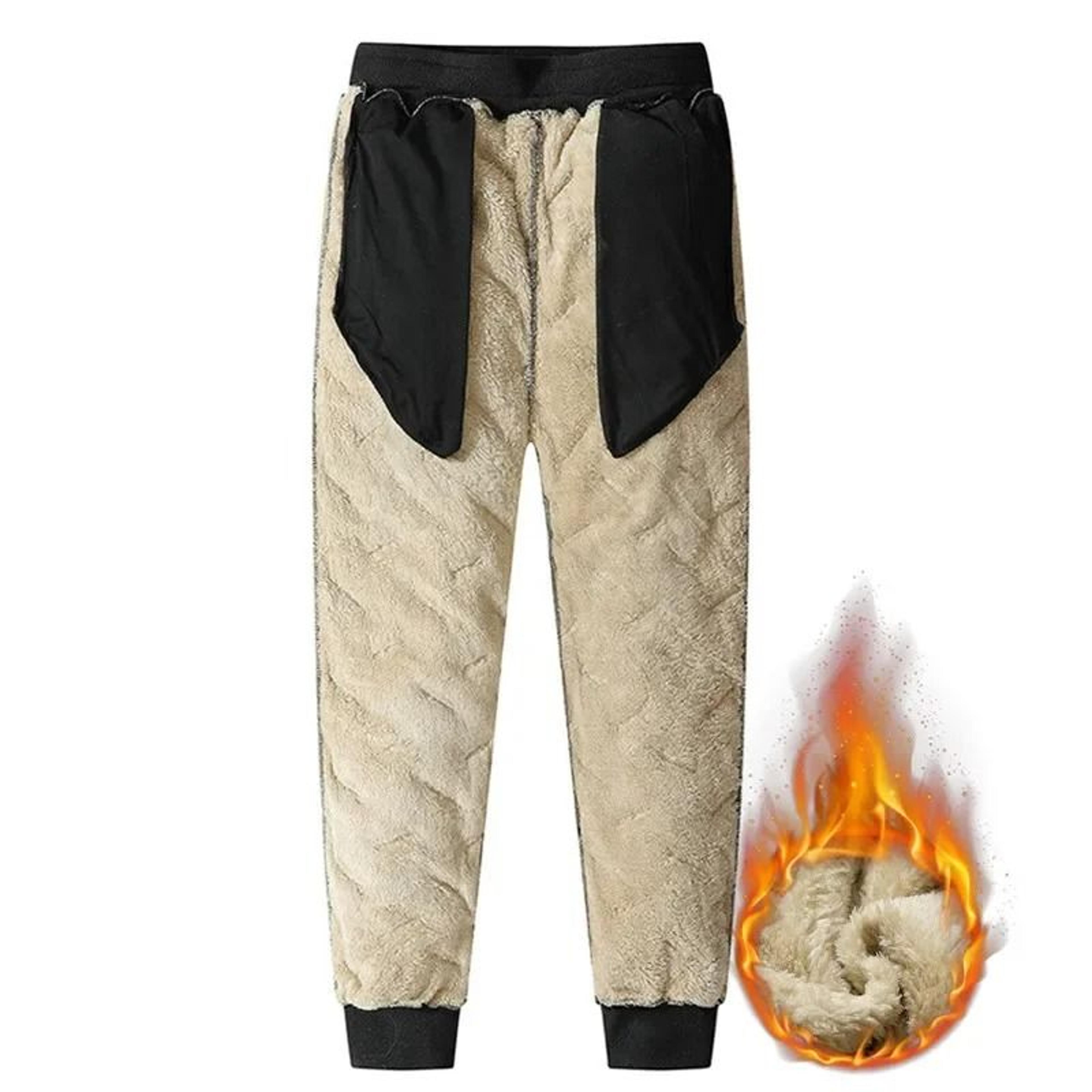 mens winter thermal fleece sweatpants