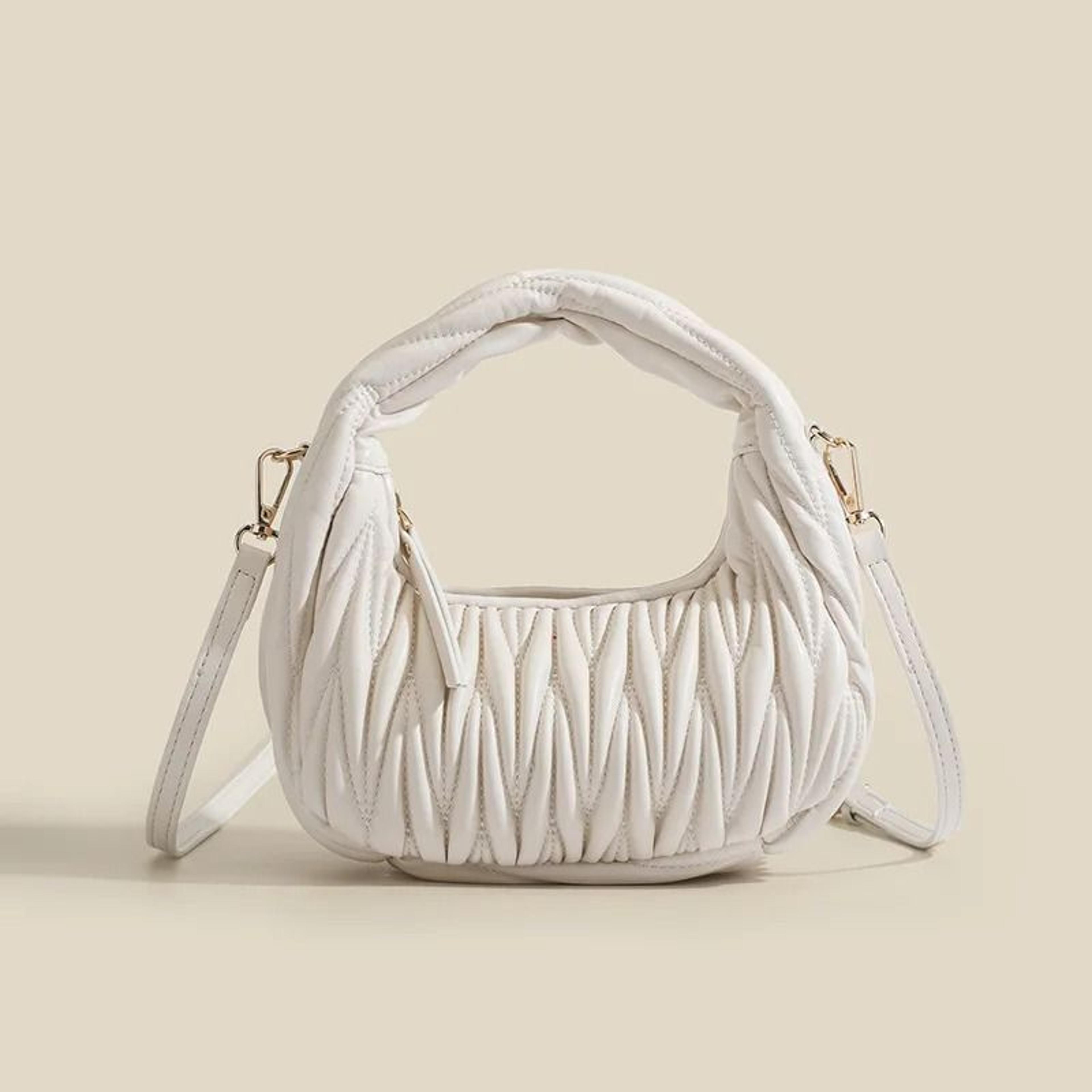 Korean Style Embroidered Handbag With Small Pouch 6