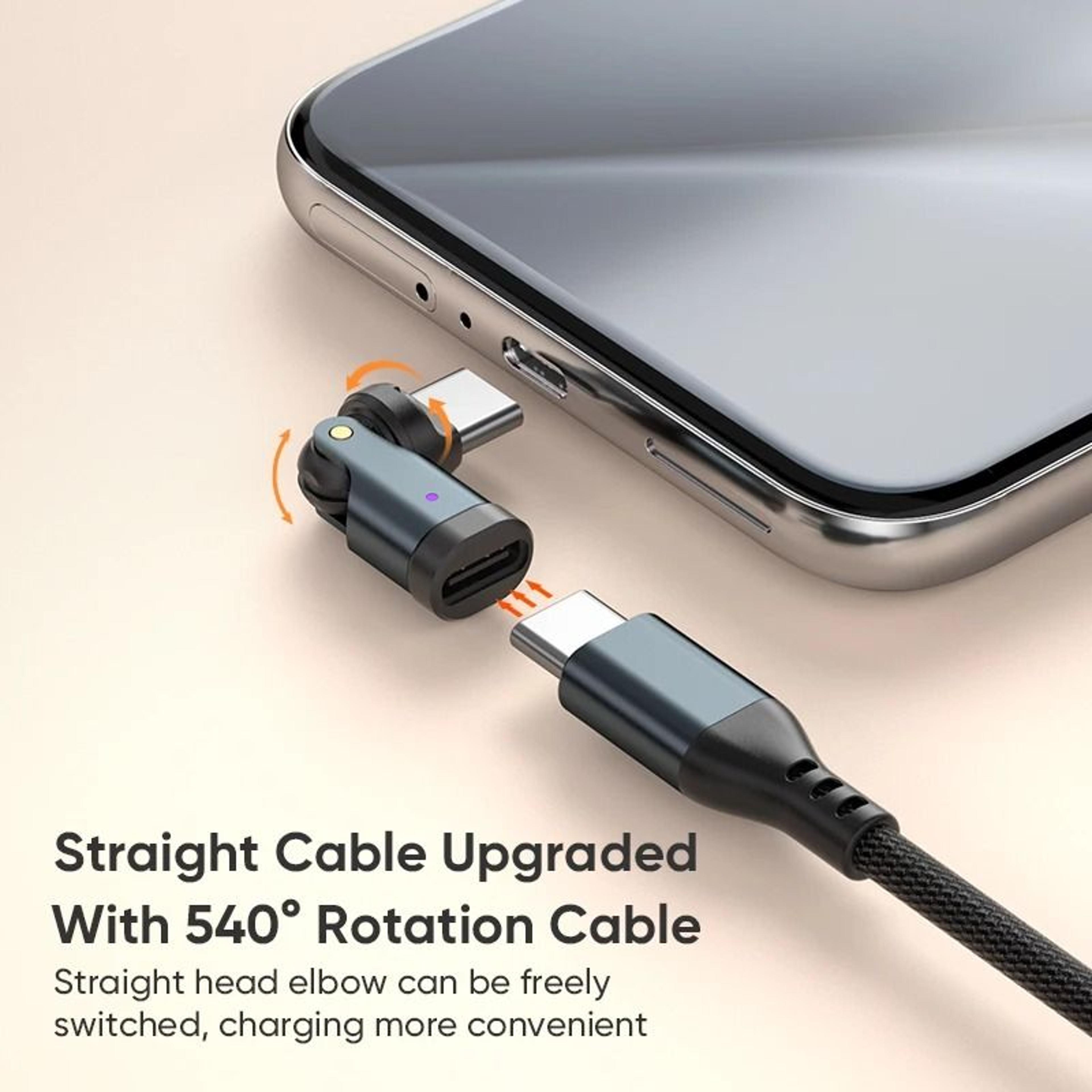 PD 240W USB C To Type C Rotating Adapter 2