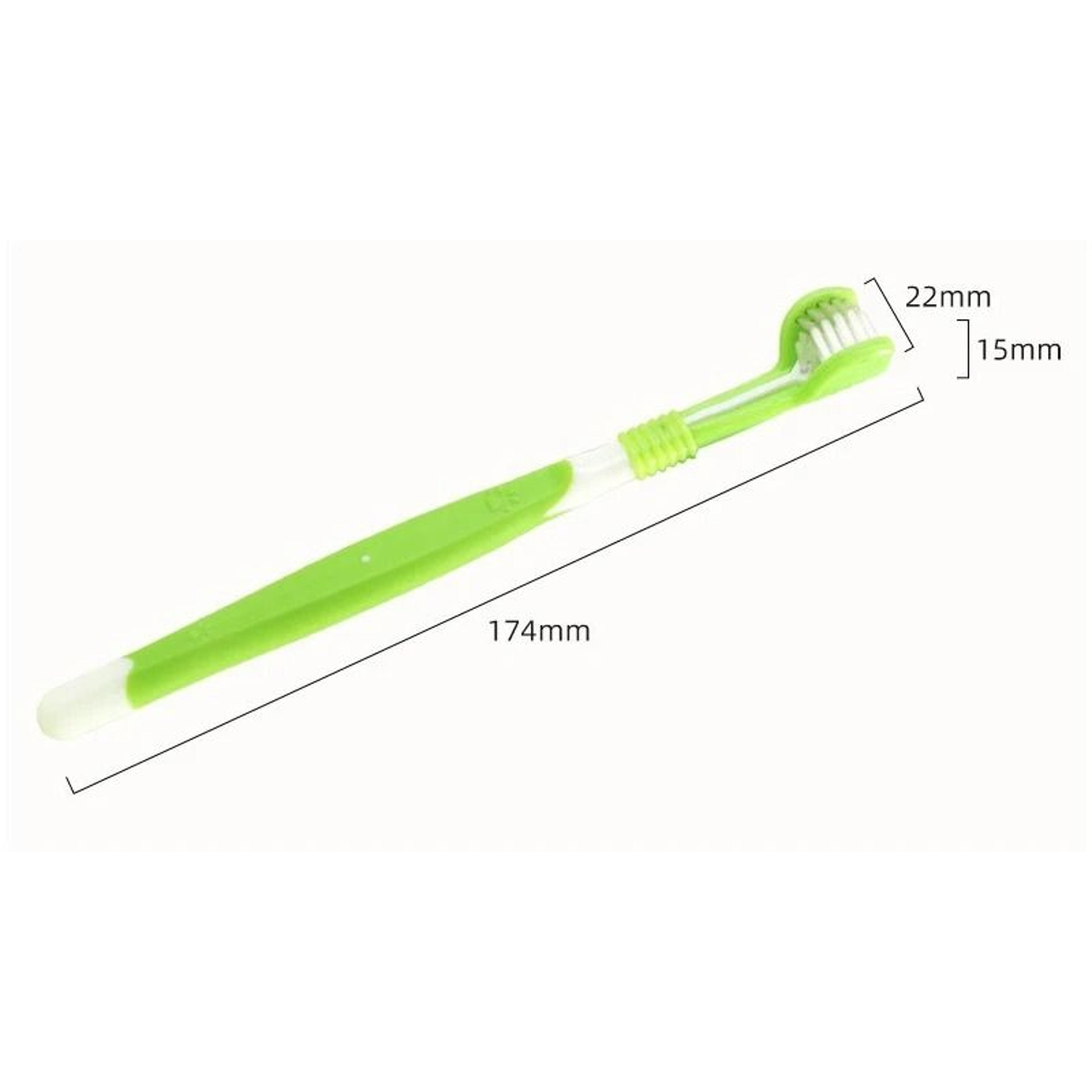 Three Sided Toothbrush For Dogs And Cats 2