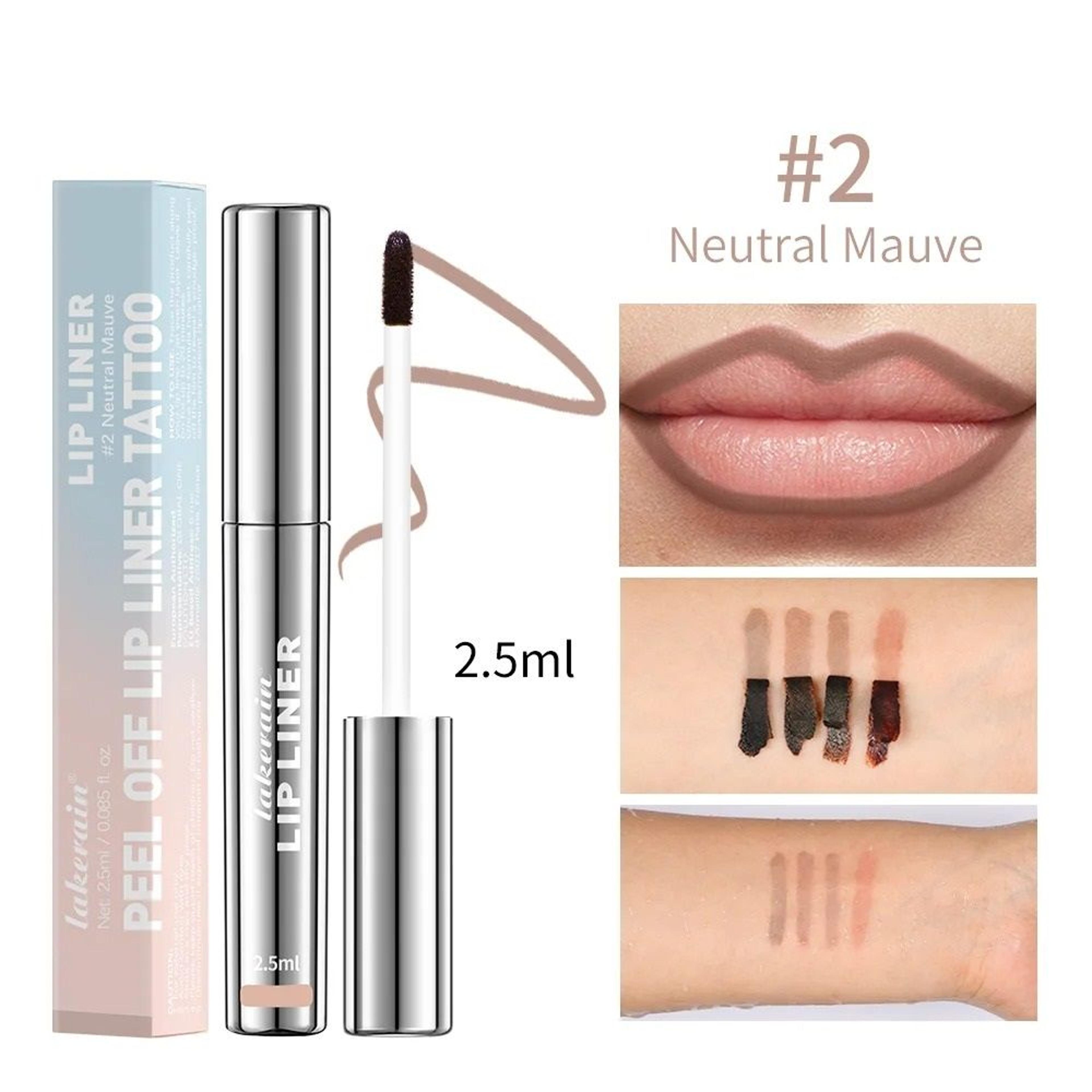 Waterproof Peel Off Tattoo Lip Liner And Lip Tint 6