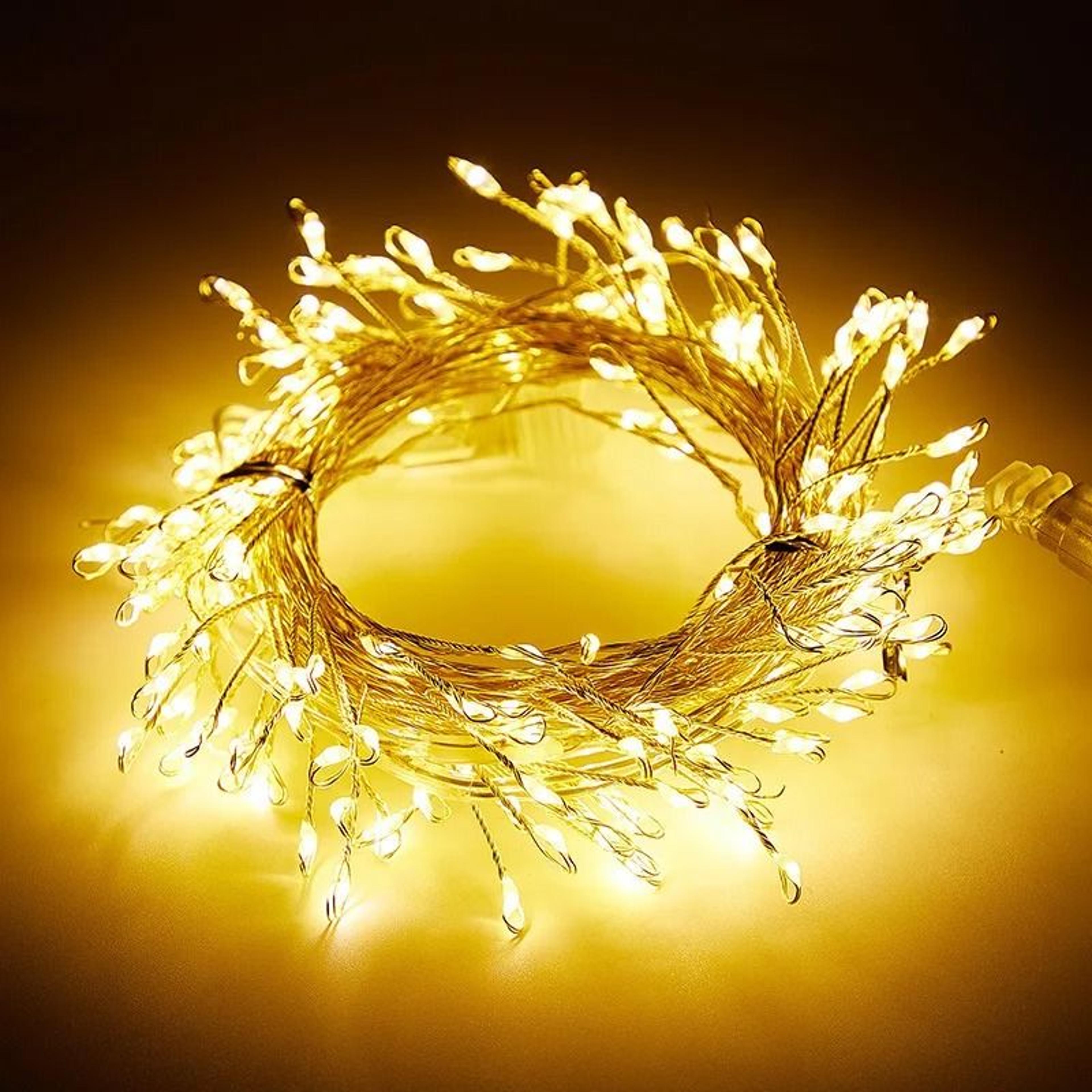 USB Powered LED Firecracker String Lights With Remote Control For Home And Events 6