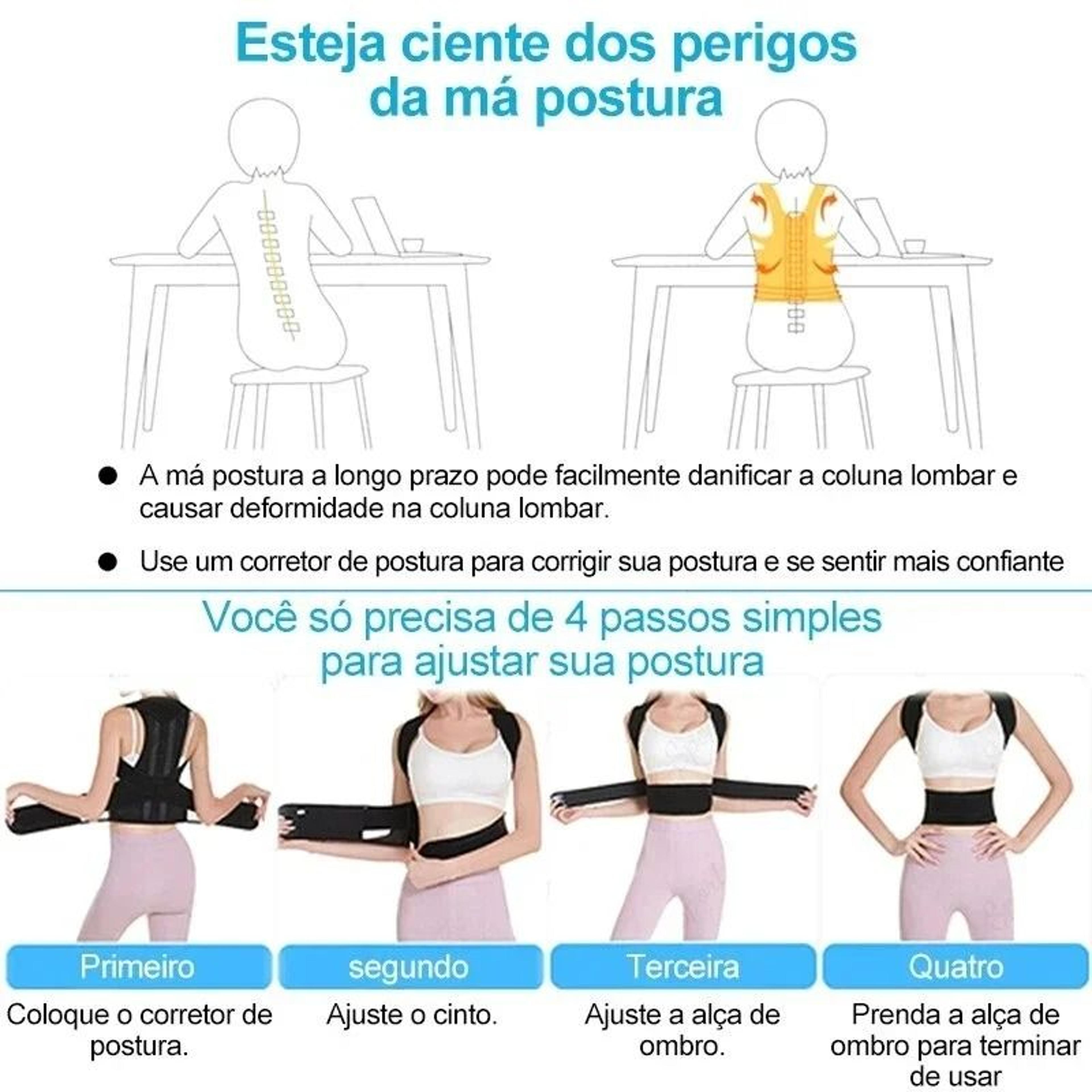 Adjustable Breathable Posture Corrector For Back And Shoulder Support 4