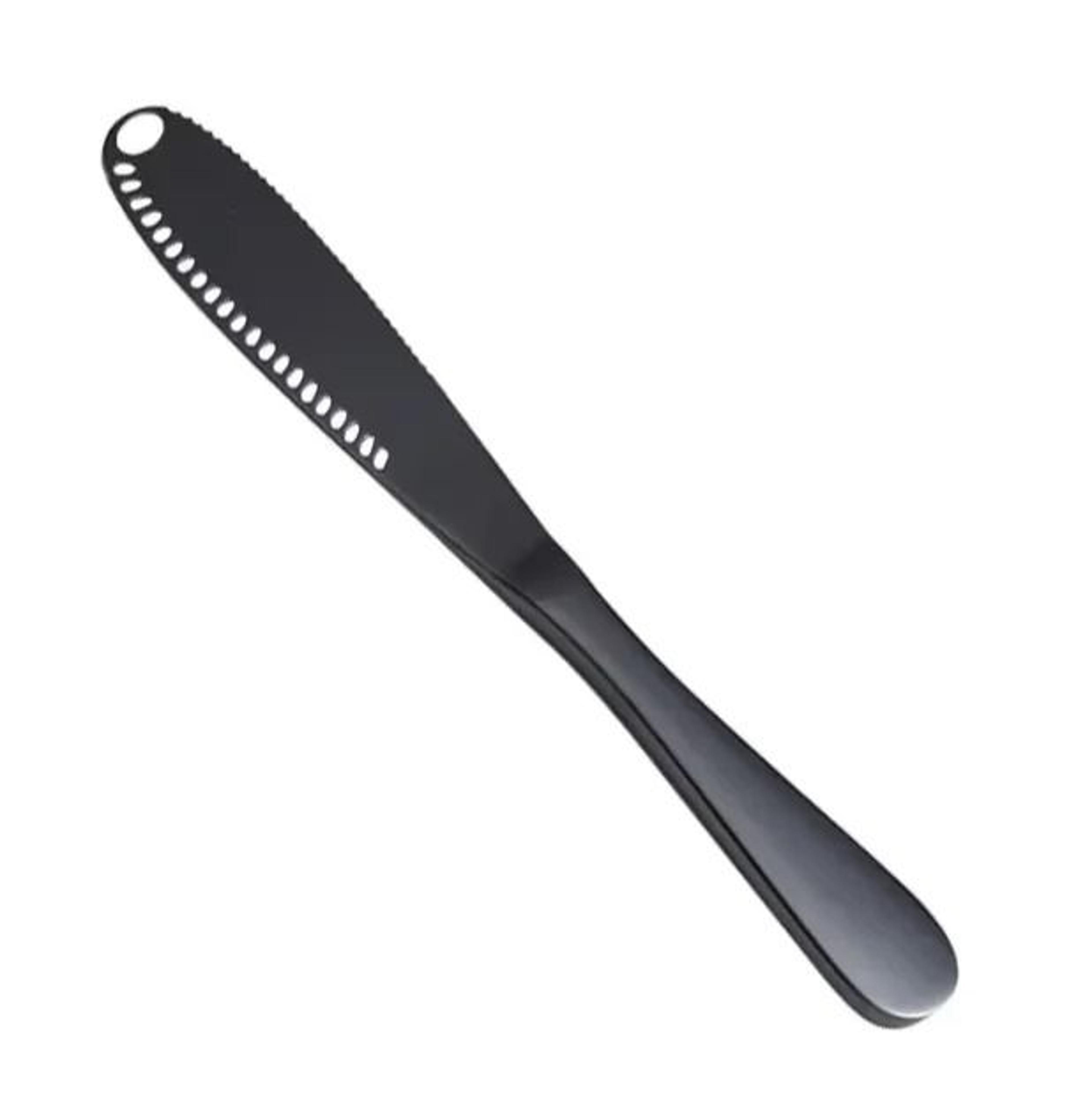Stainless Steel Butter And Cheese Spread Knife With Non Stick Hole Design 6
