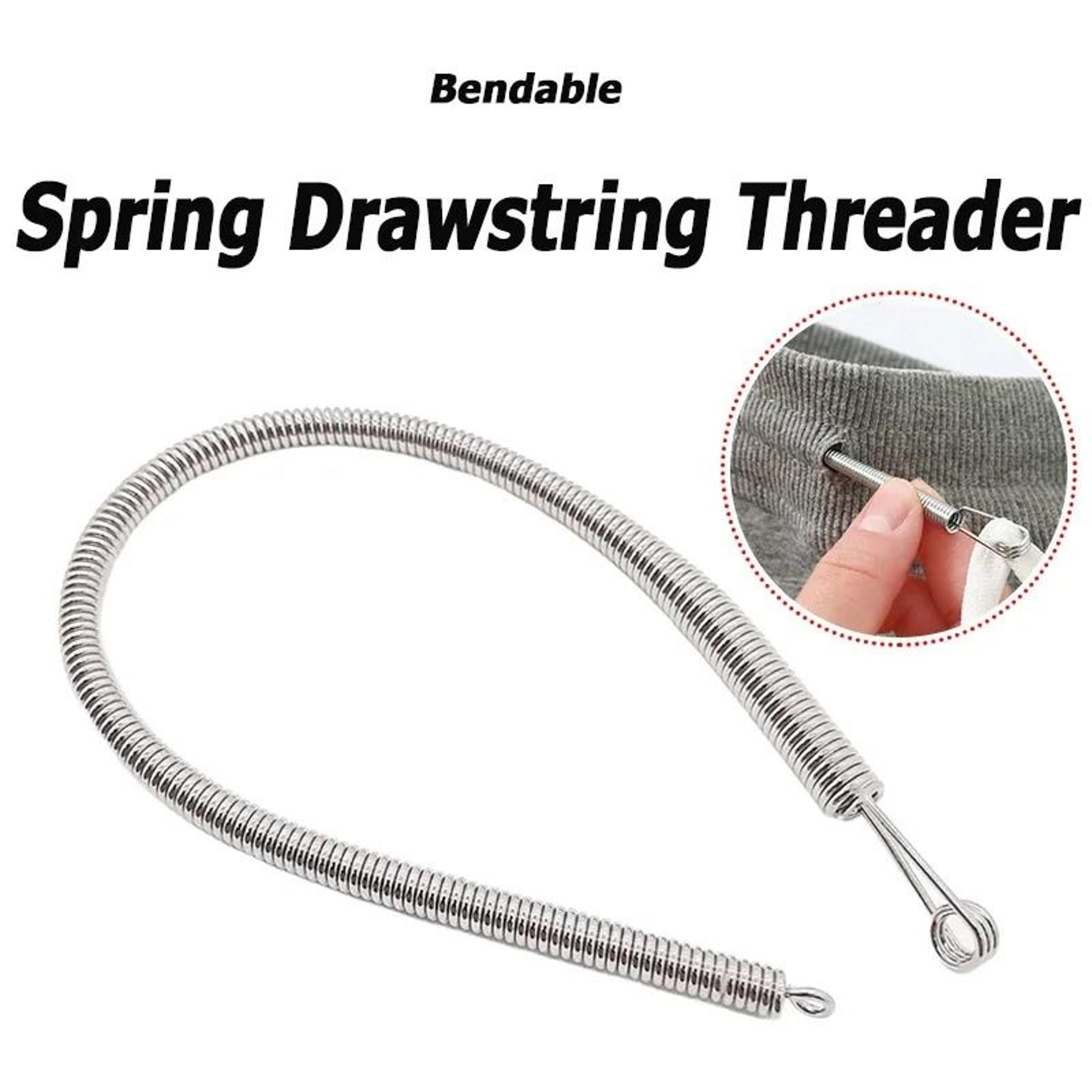 flexible drawstring threading tool