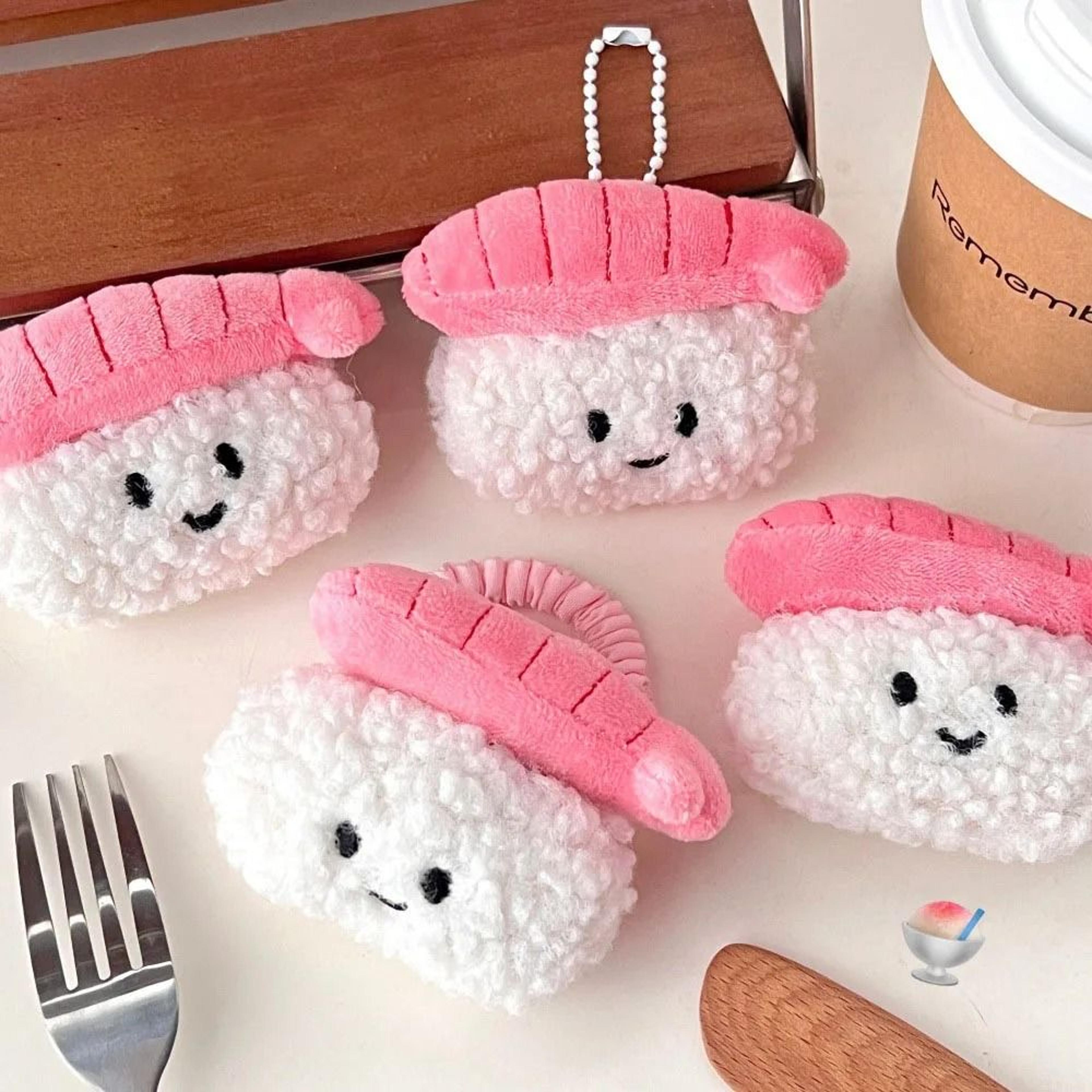 Shrimp Sushi Doll Key Chain Set 1