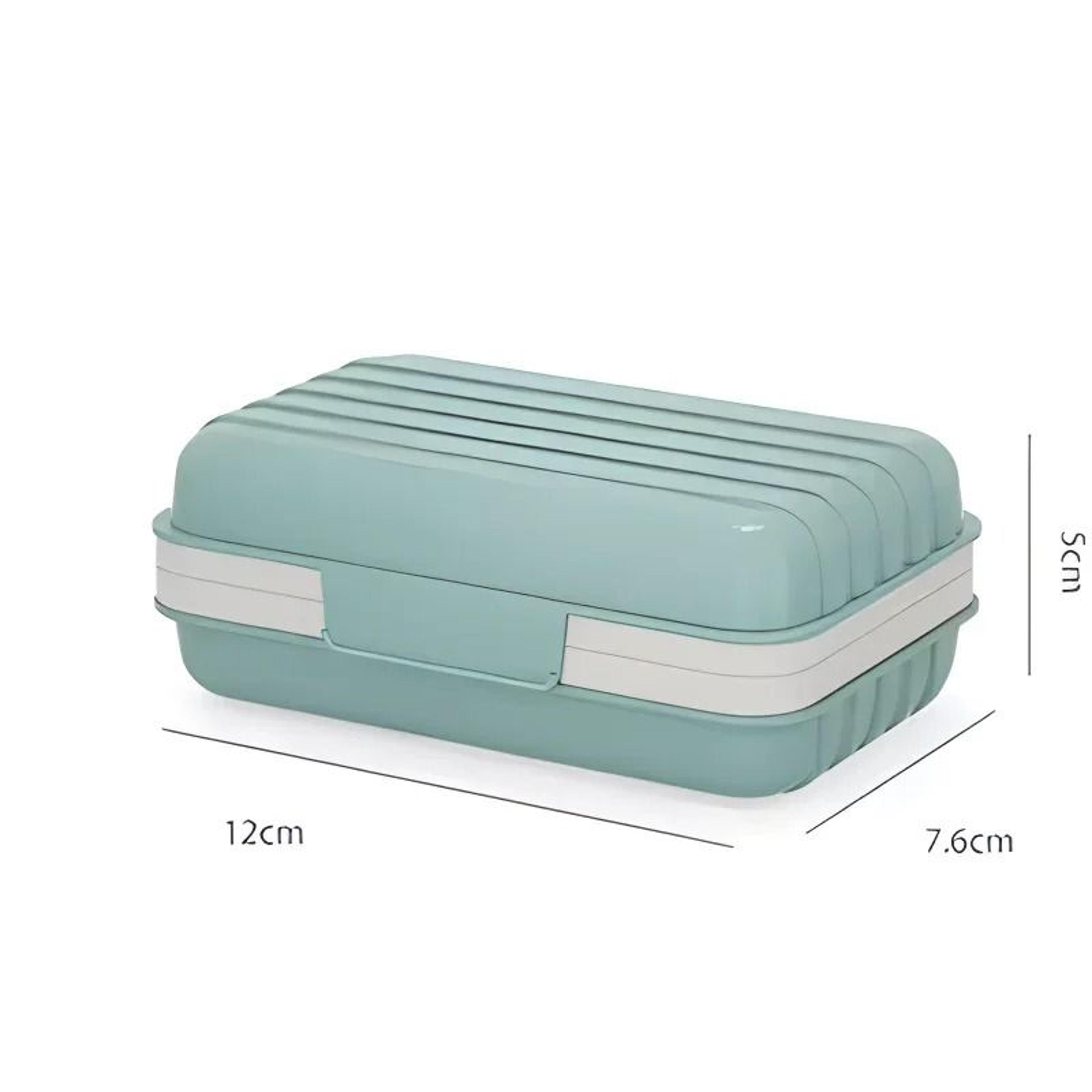 Bathroom Soap Dish Box With Lid Travel Essentials And Home Dry Storage 5