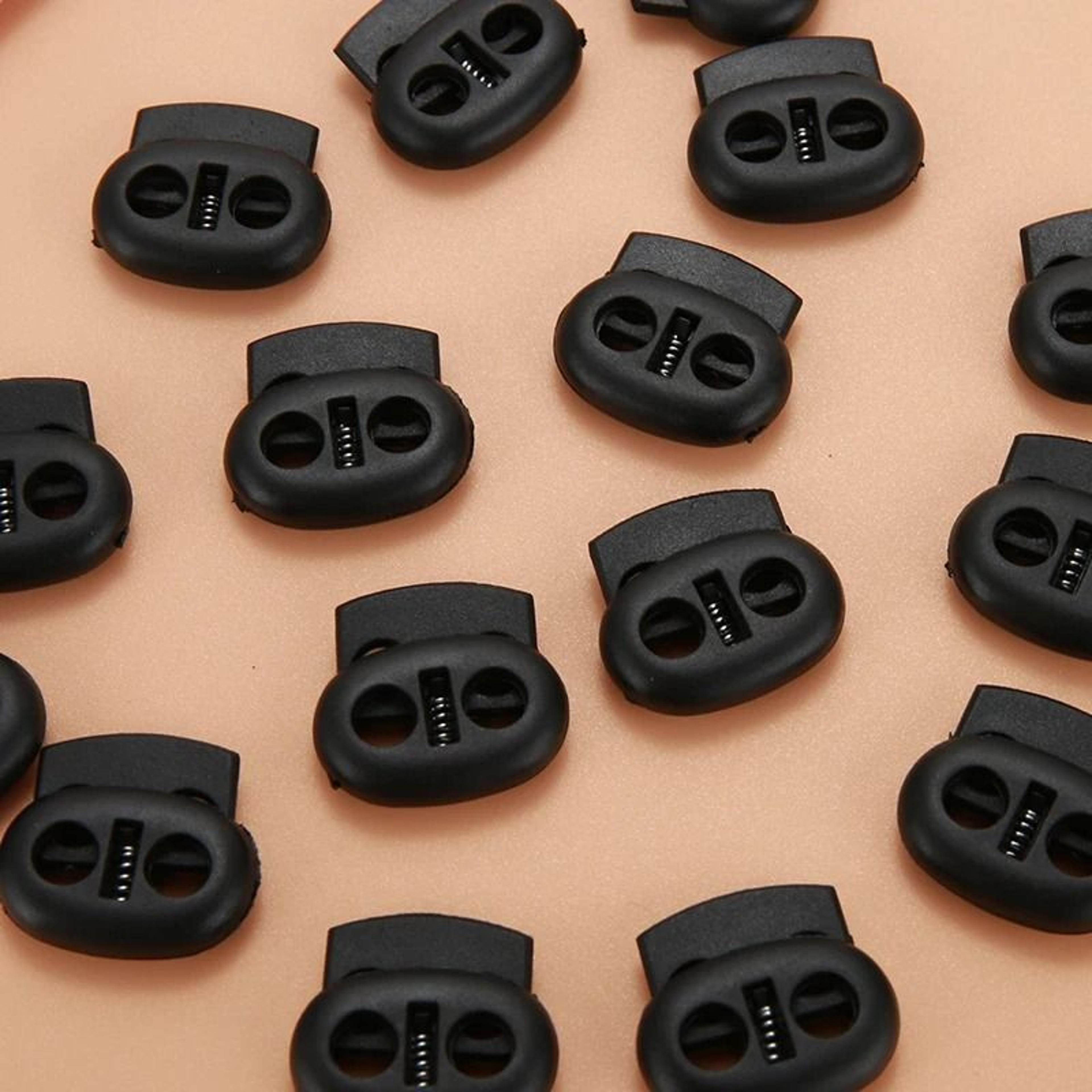 plastic cord lock stopper toggle clip for drawstrings elastic lanyards paracord ropes