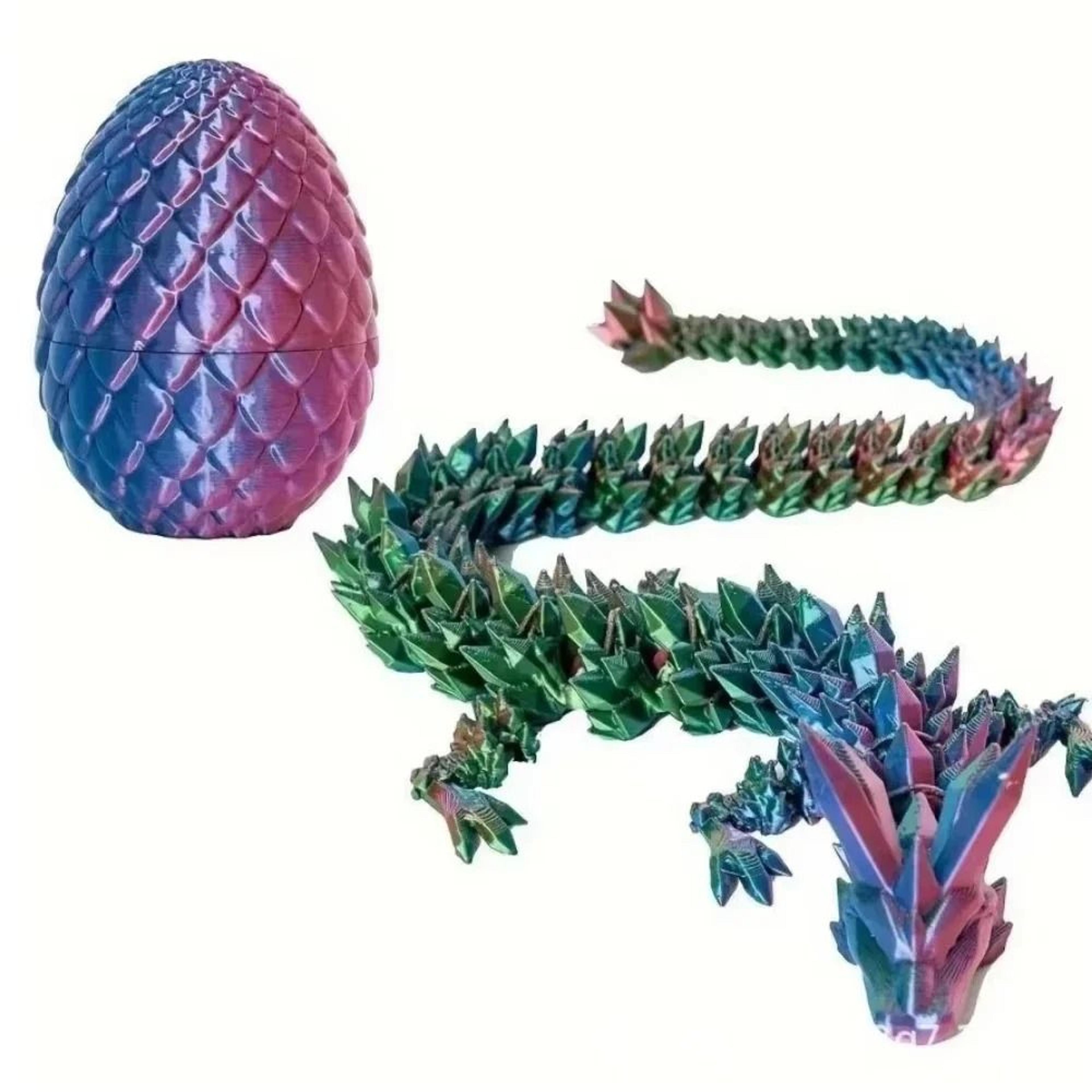 Articulated Dragon Egg Toy With Fully Movable Dragon Model 14