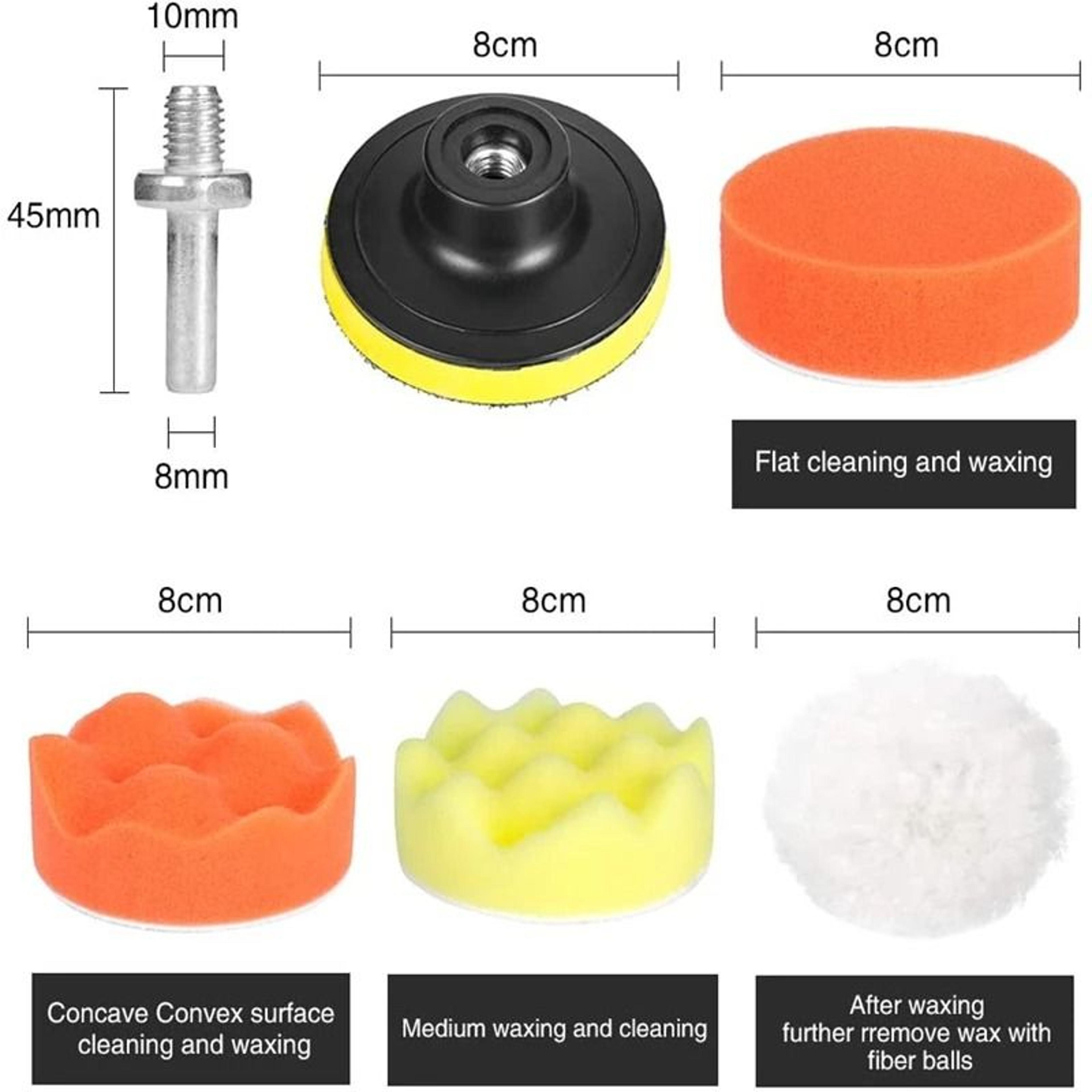 Car Polishing Foam Pad Kit For Scratch Removal And Surface Restoration 2