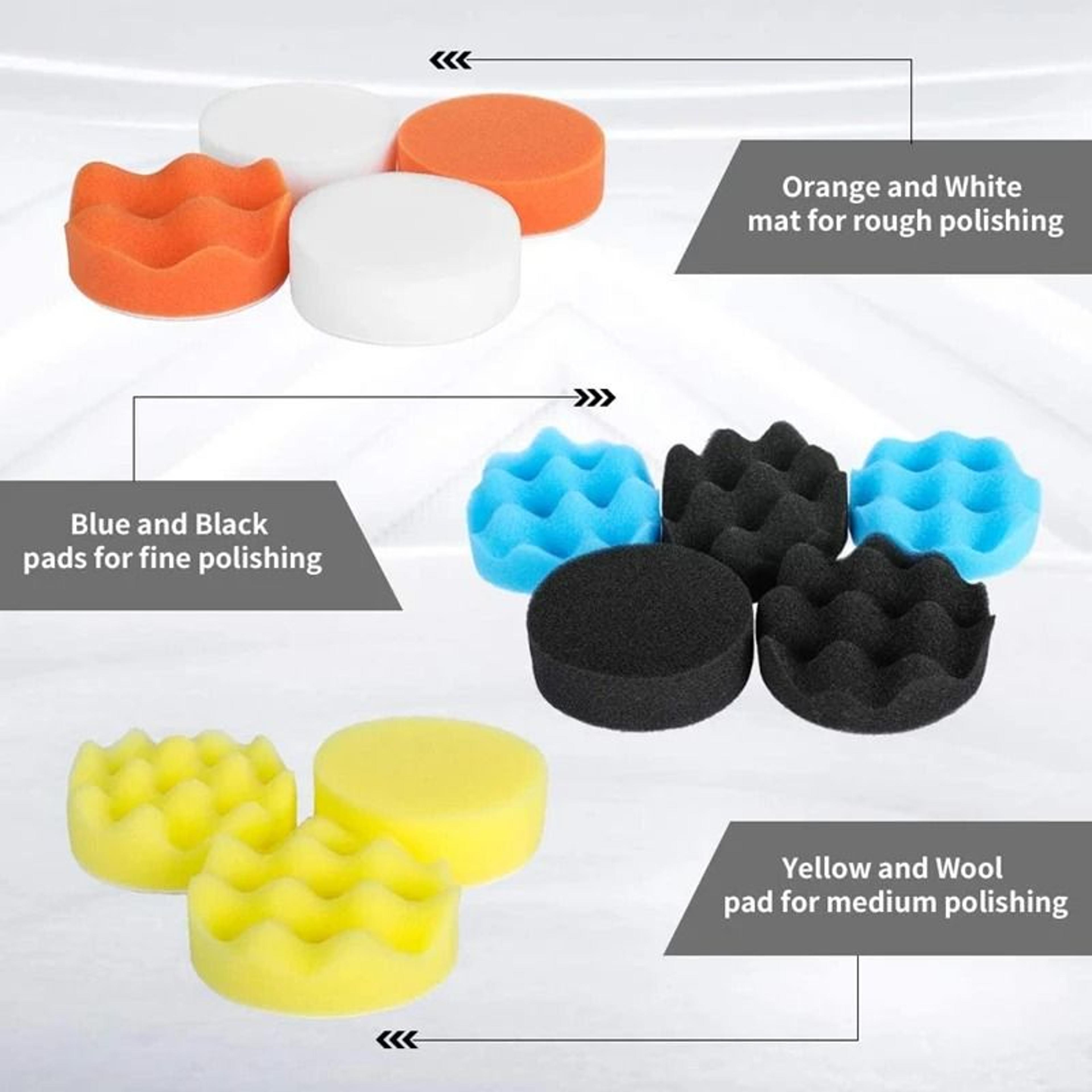 Car Polishing Foam Pad Kit For Scratch Removal And Surface Restoration 3