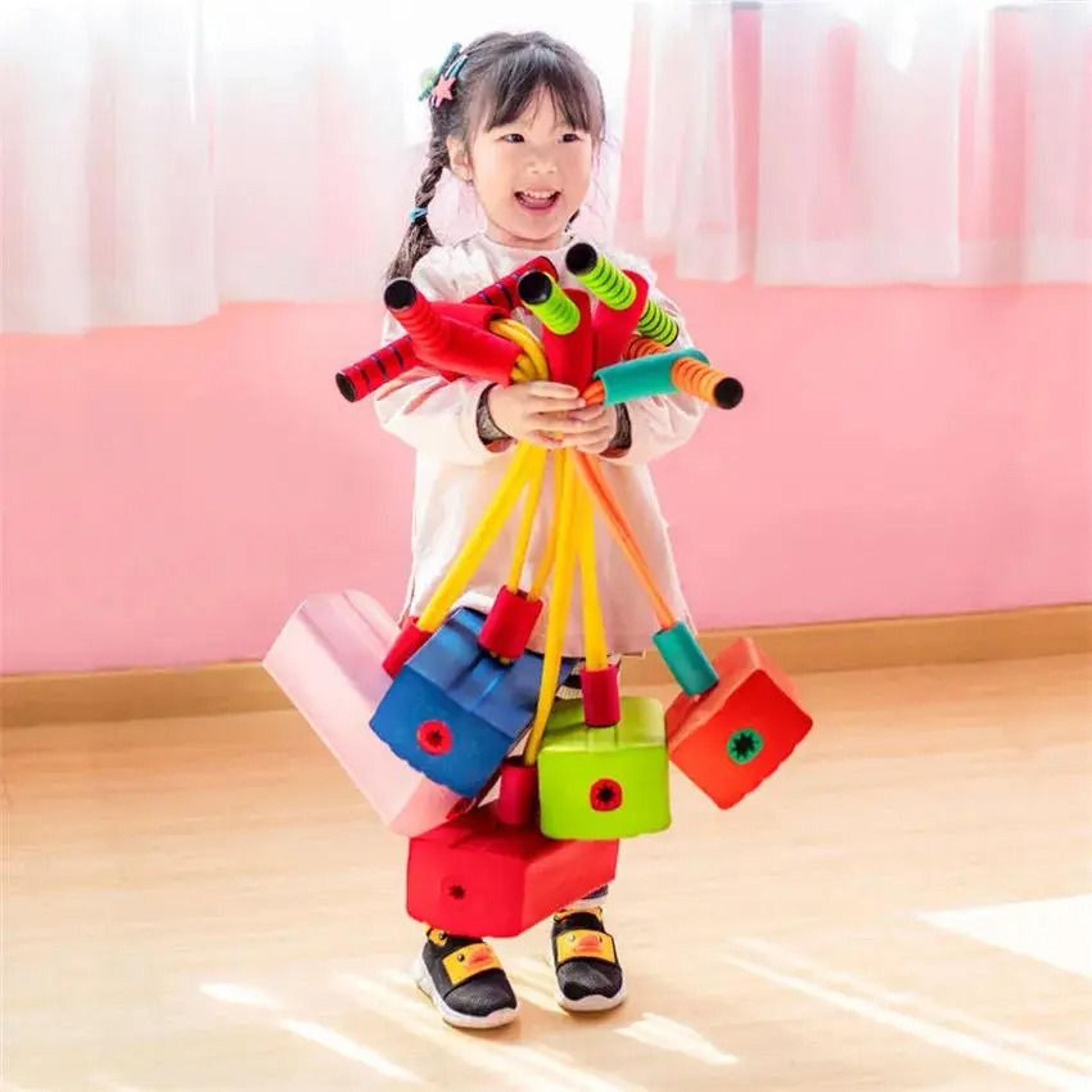 Foam Pogo Jumper Toy For Kids Ages 3 Outdoor Fun And Exercise 5