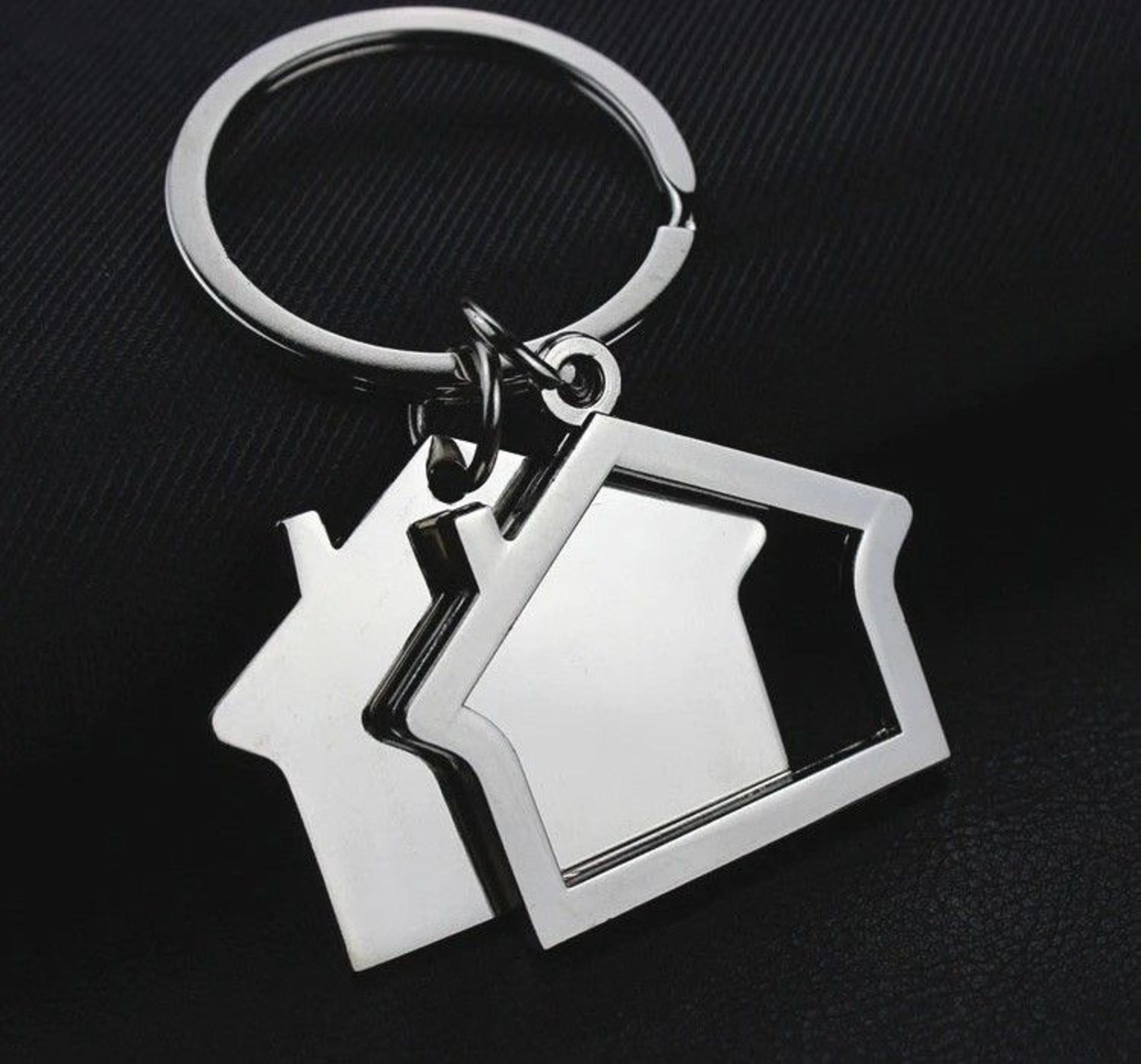 Cartoon House With Window Keychain Bag Charm For Men Women 6