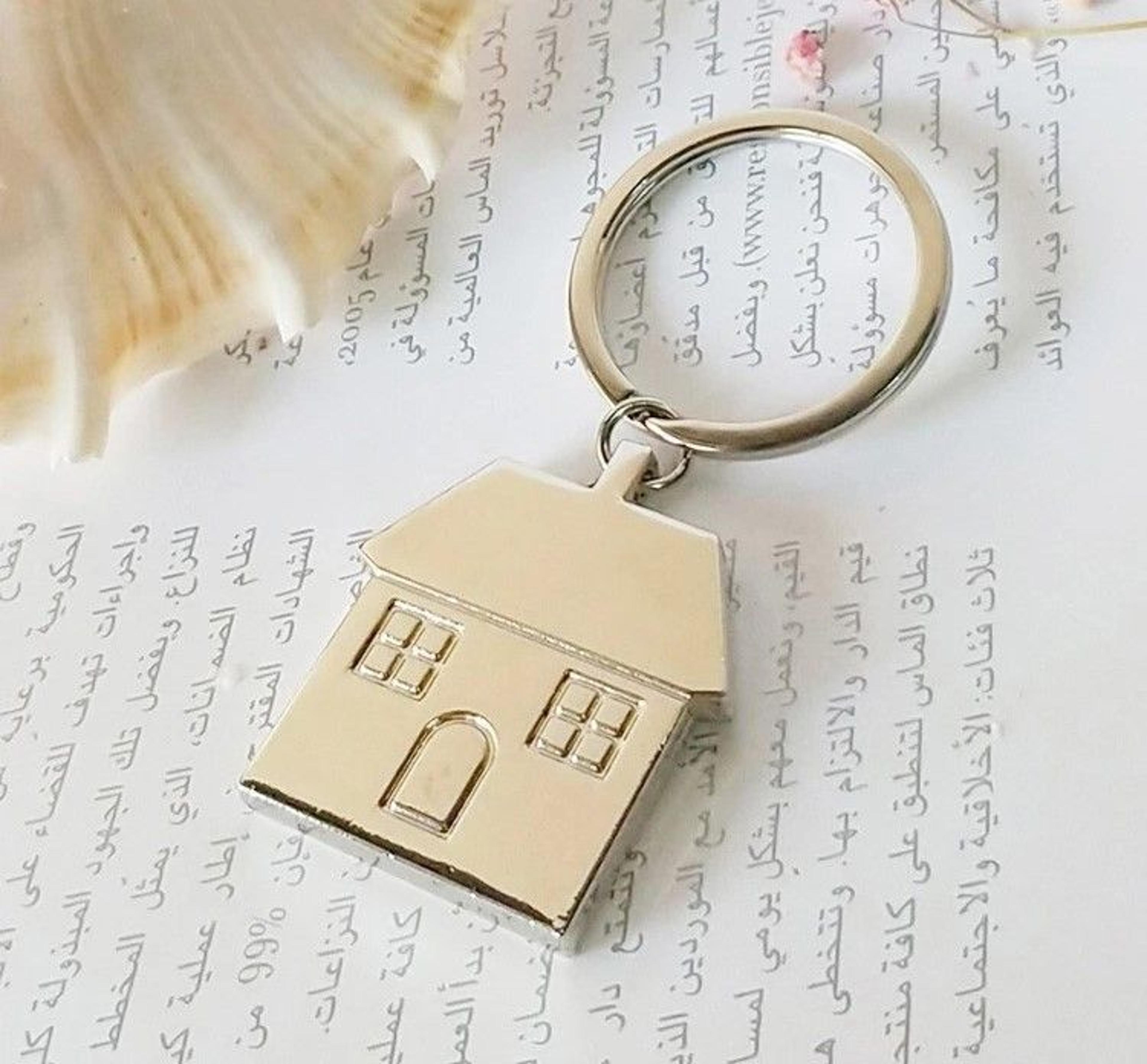 Cartoon House With Window Keychain Bag Charm For Men Women 7
