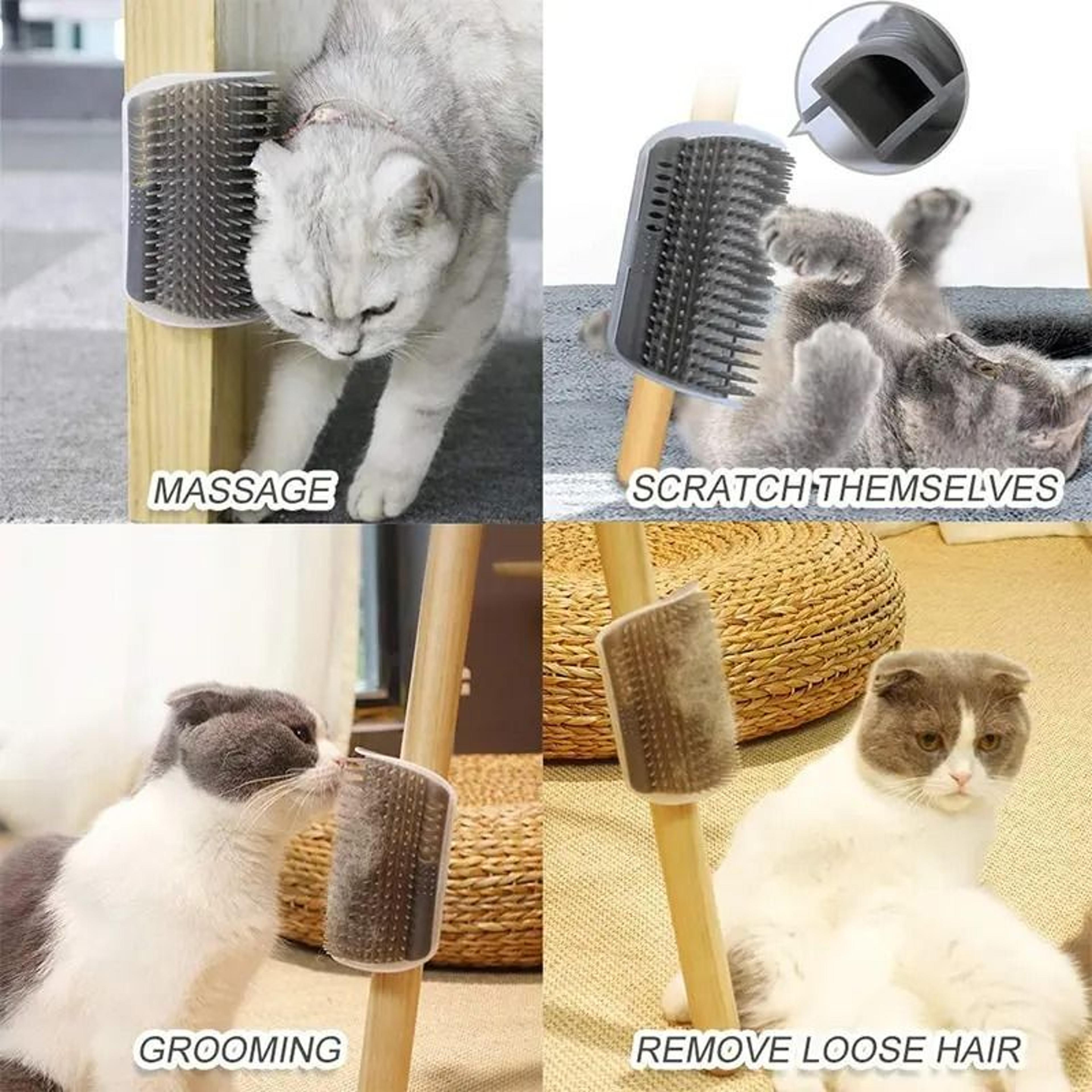 Pet Corner Brush Cat Self Grooming Wall Mount 1