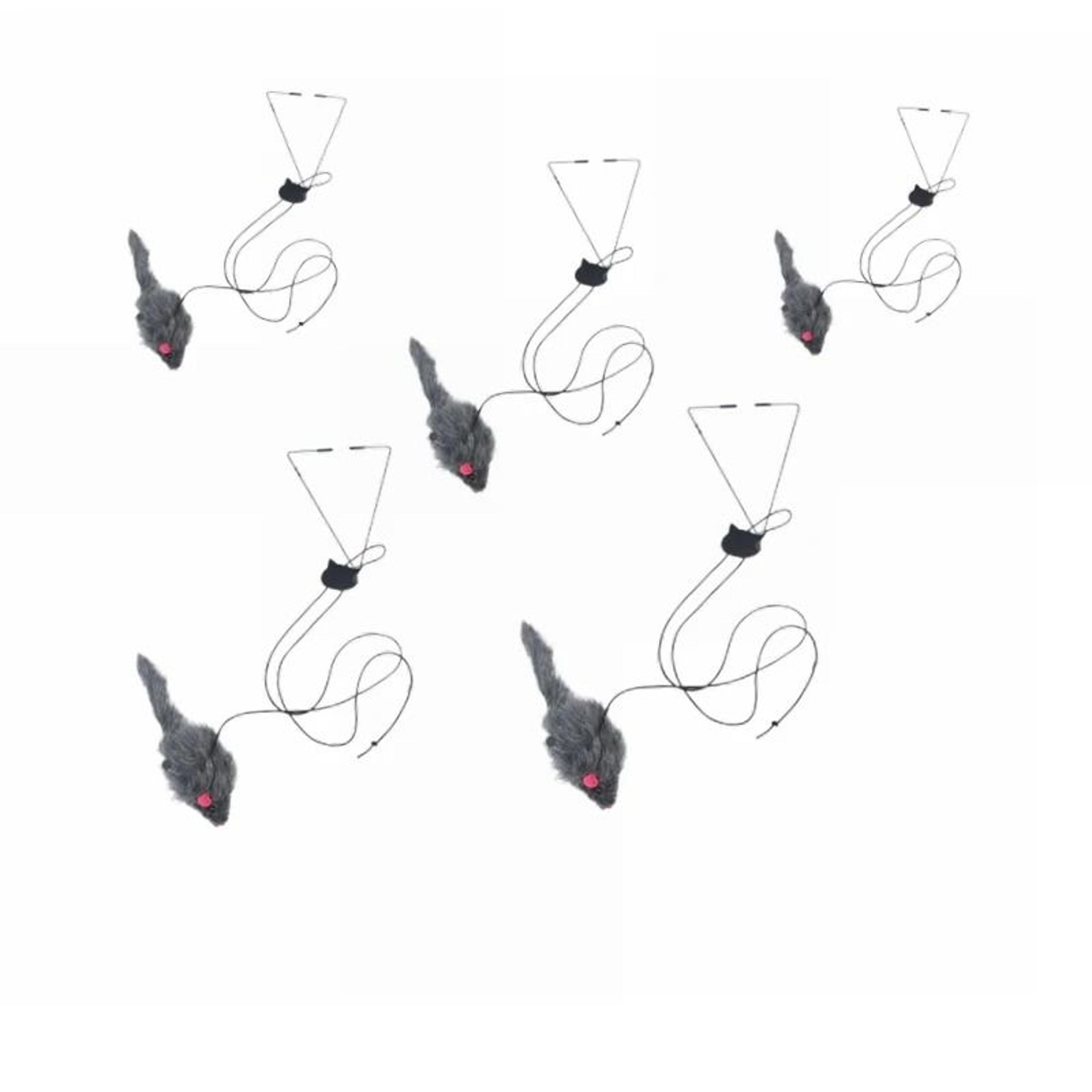 Interactive Door Hanging Cat Toy With Mouse Teaser 8