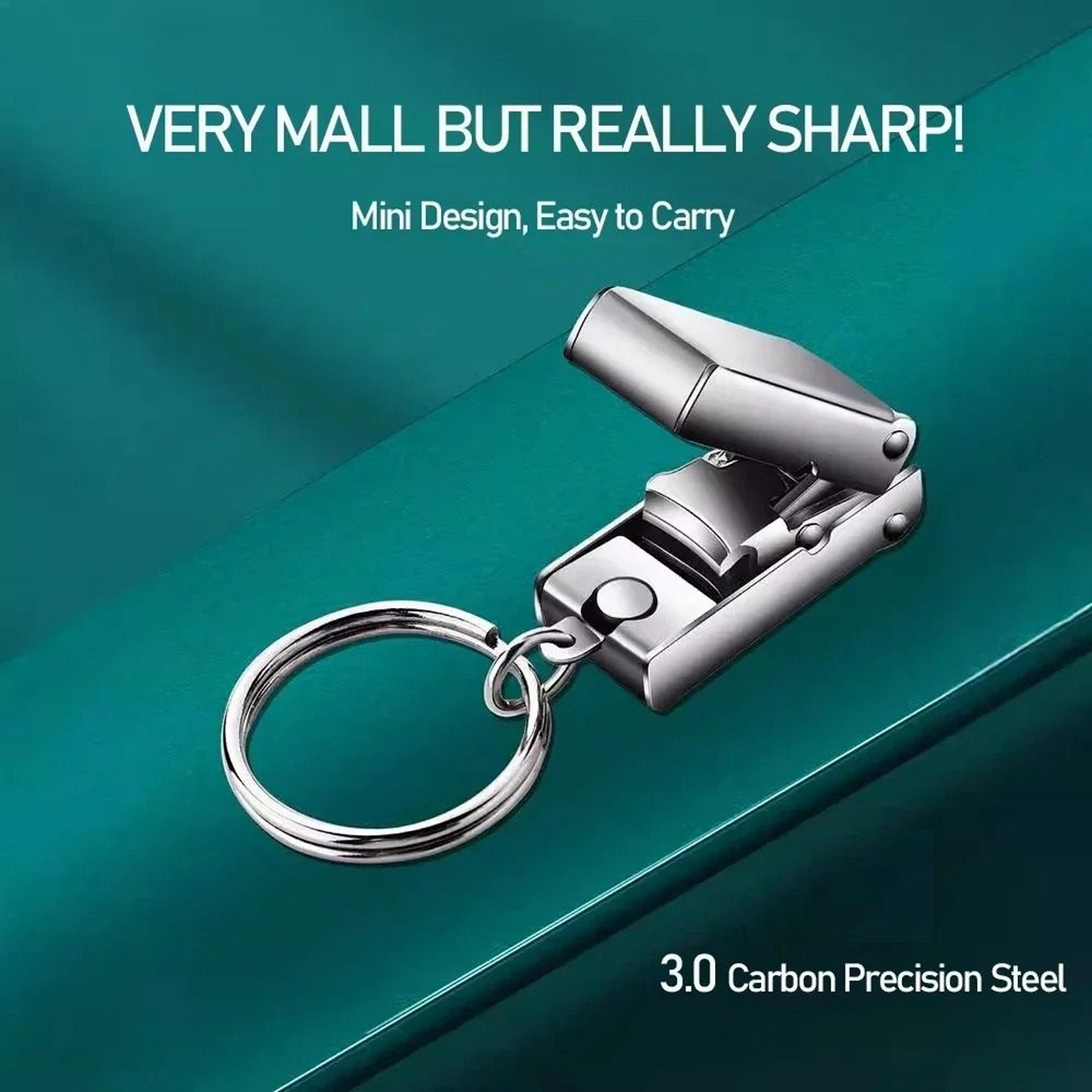 Stainless Steel Foldable Mini Nail Clipper With File Function 1