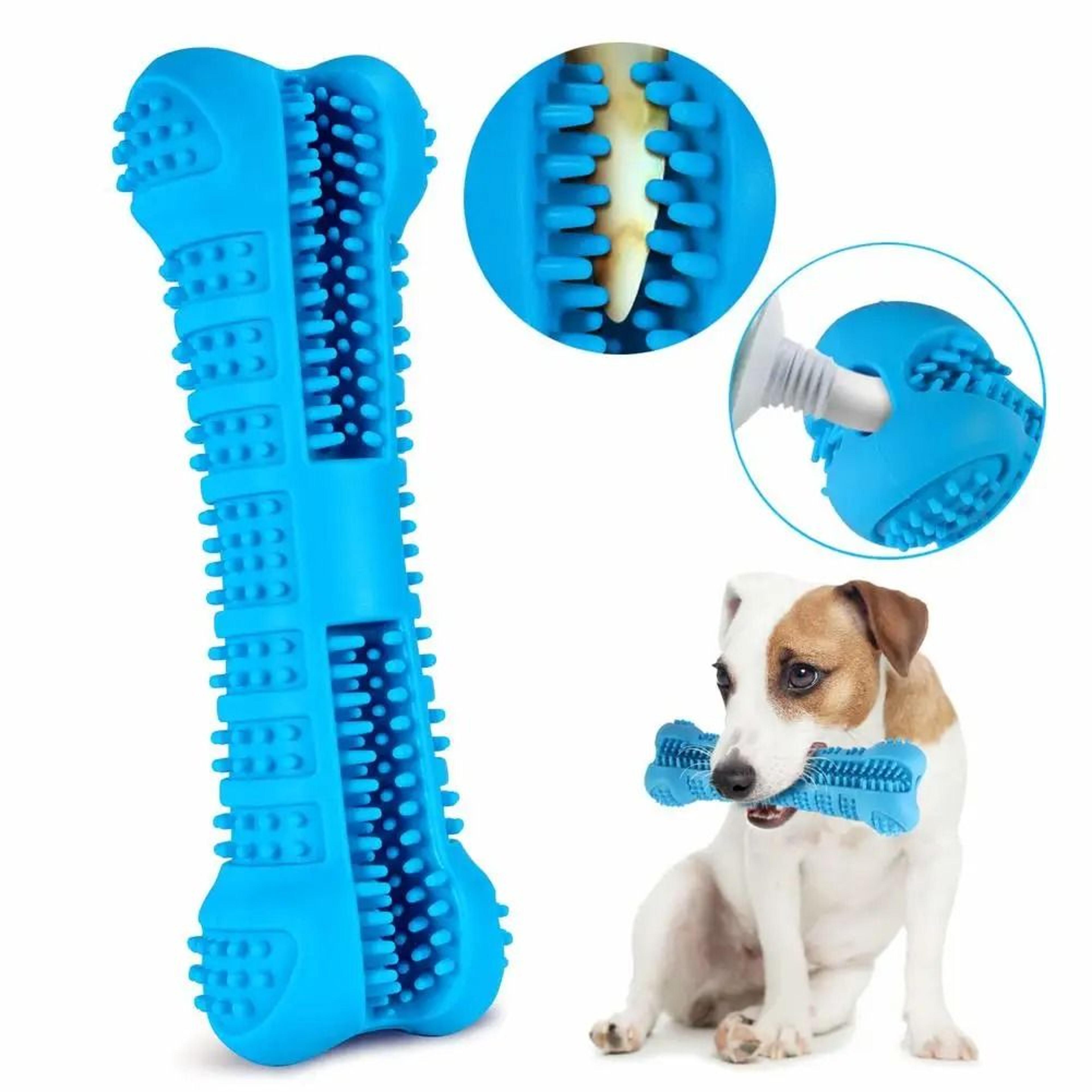 soft rubber dog toothbrush chew toy for small and medium dogs
