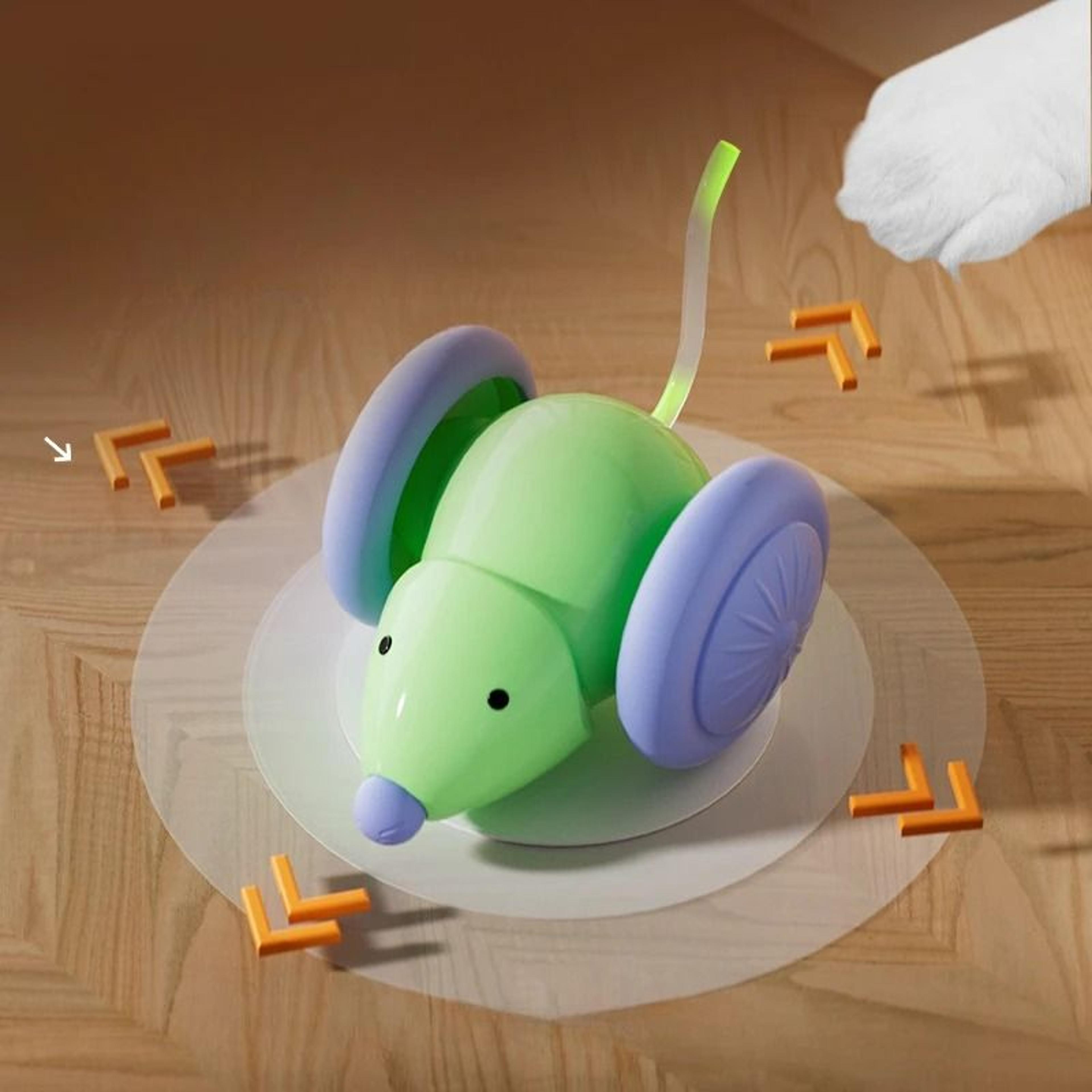 Keep Your Cat Active And Entertained With This Interactive Electric Mouse Car Toy Designed To Stimu 3