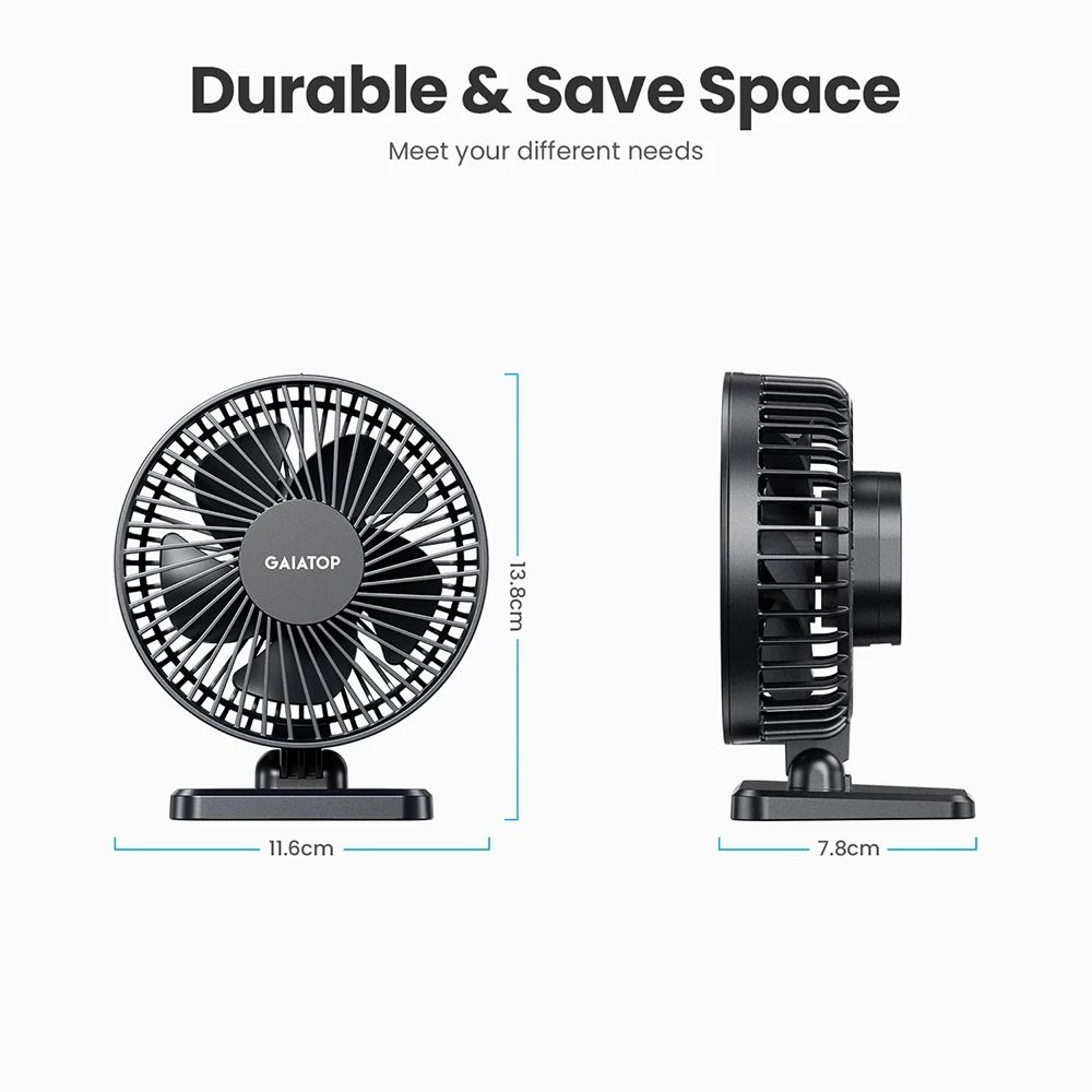 Mini USB Desktop Fan Portable Quiet Cooling Fan For Home And Office 5