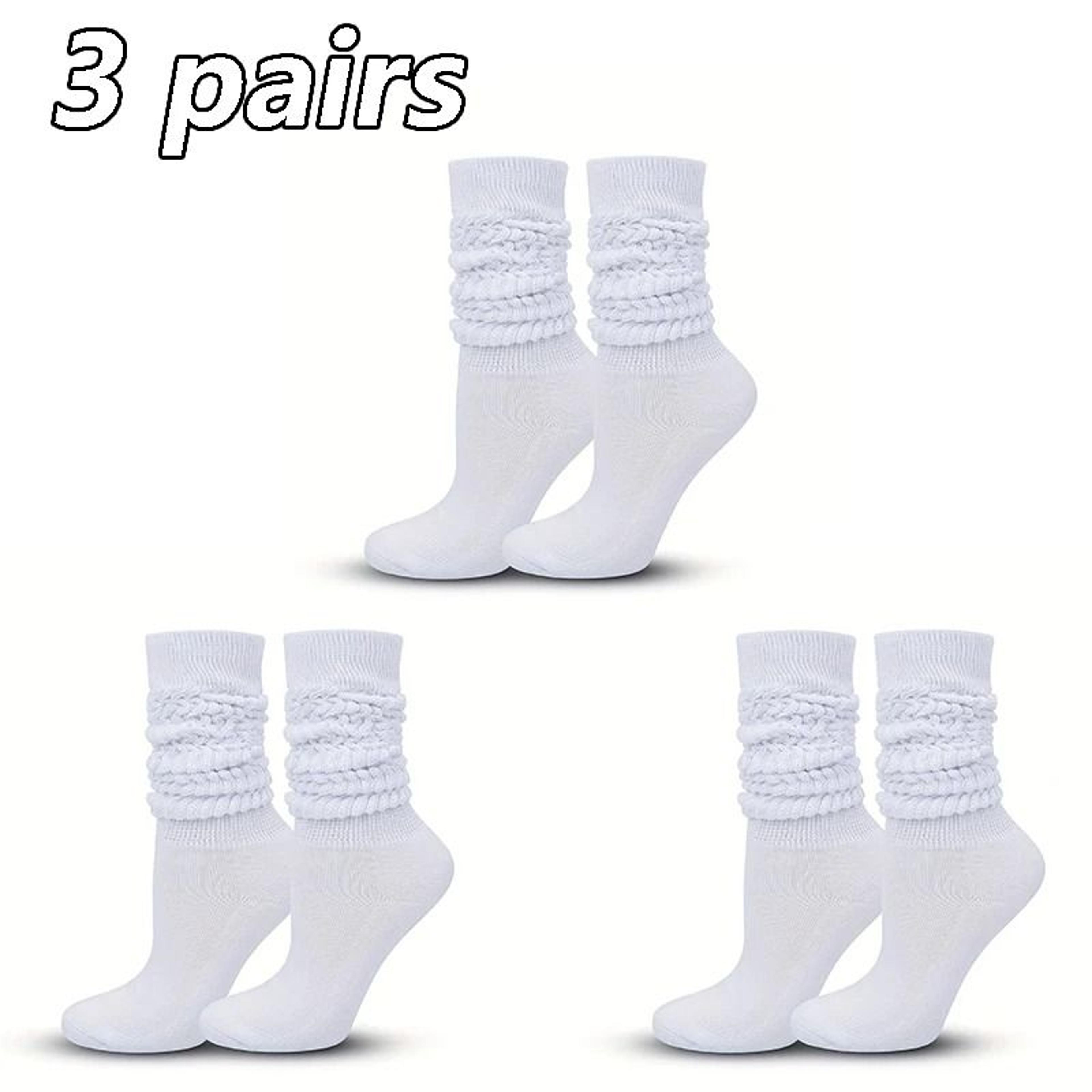 Womens Pile Up Mid Length Socks Set 5