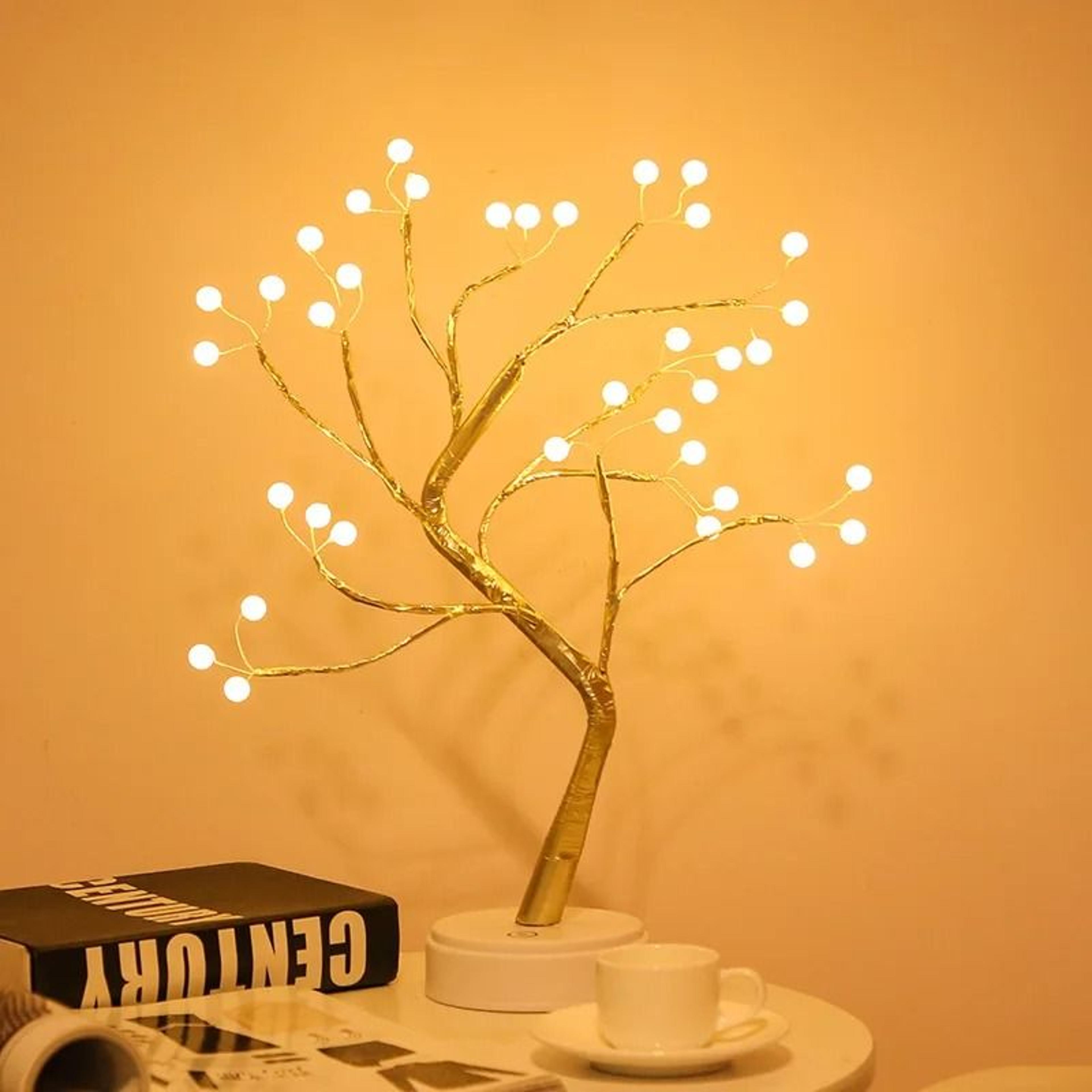 LED Rose Leaf Table Lamp Decorative Fairy Light 9