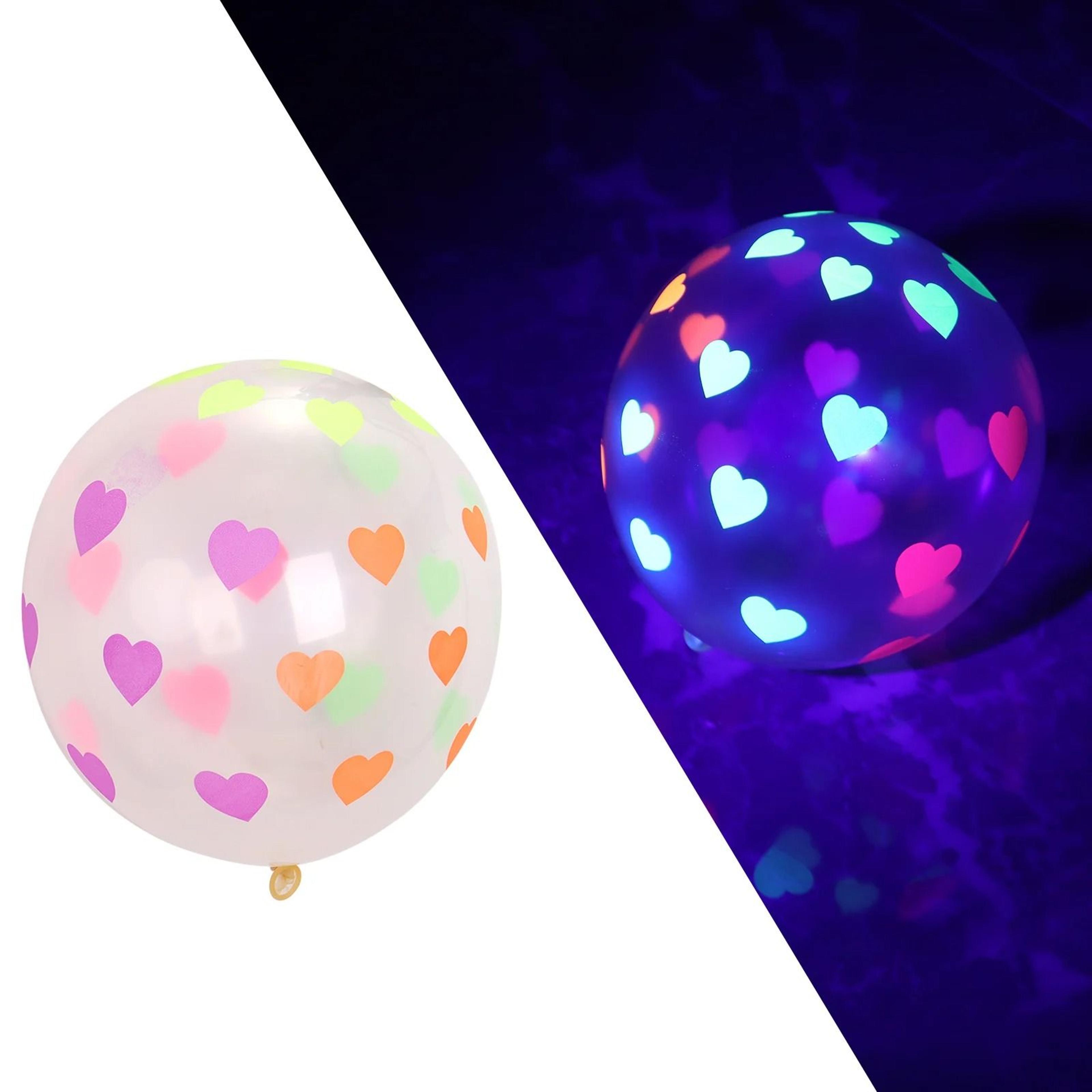 Glow In The Dark Latex Balloon Party Set 9