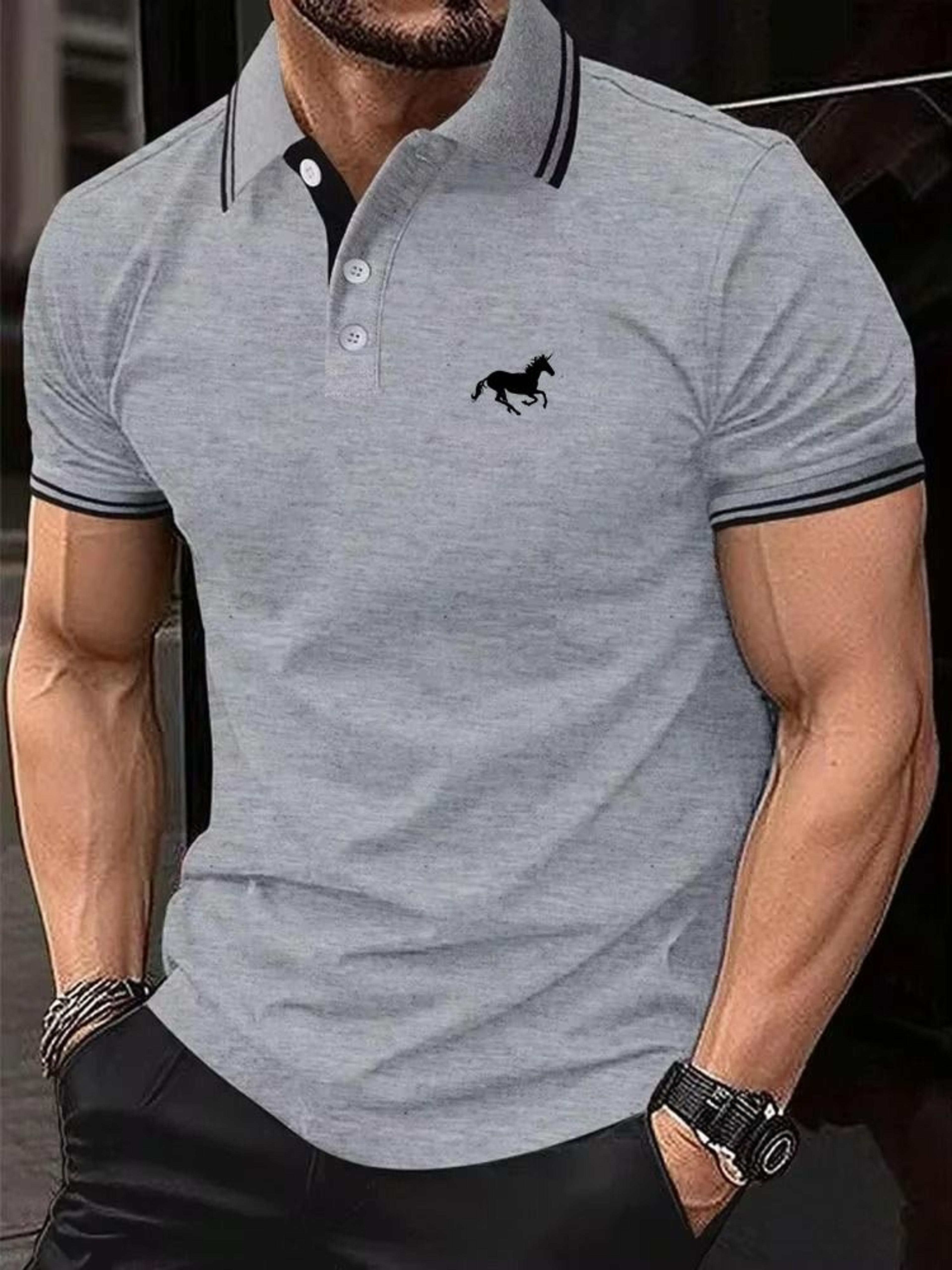 Classic Short Sleeve Polo Shirt For Men 1