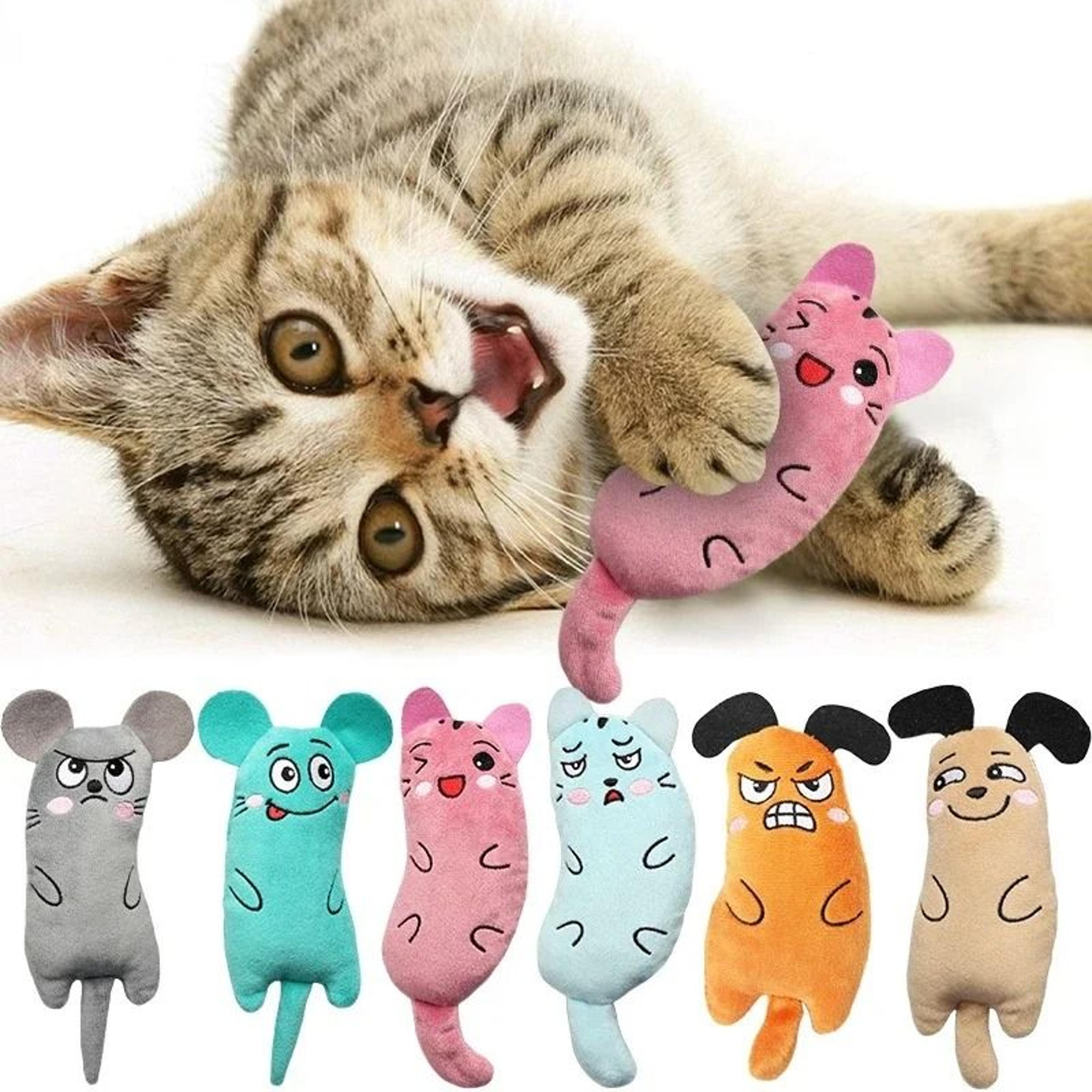 catnip chewing plush bite toy