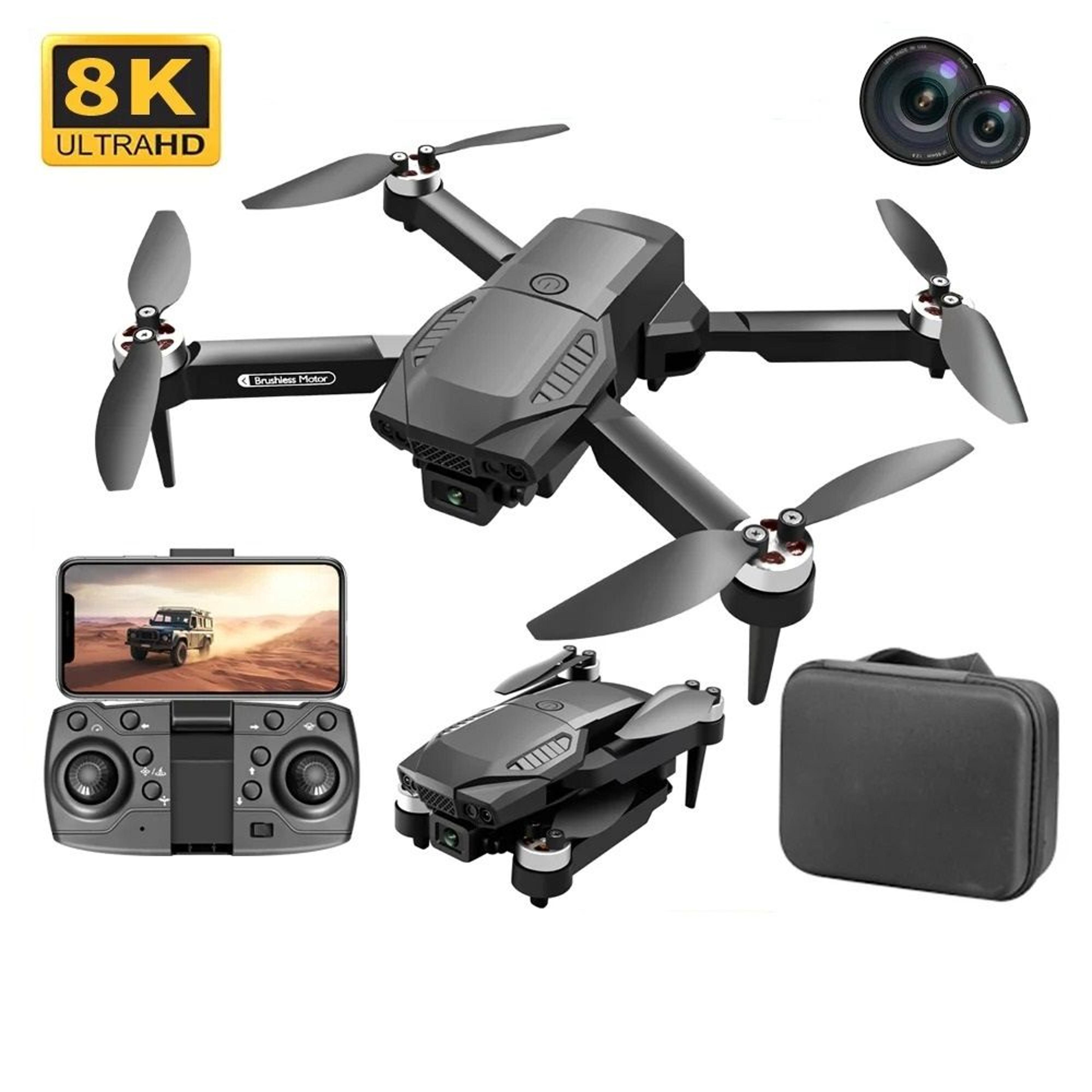 foldable dual camera hd drone