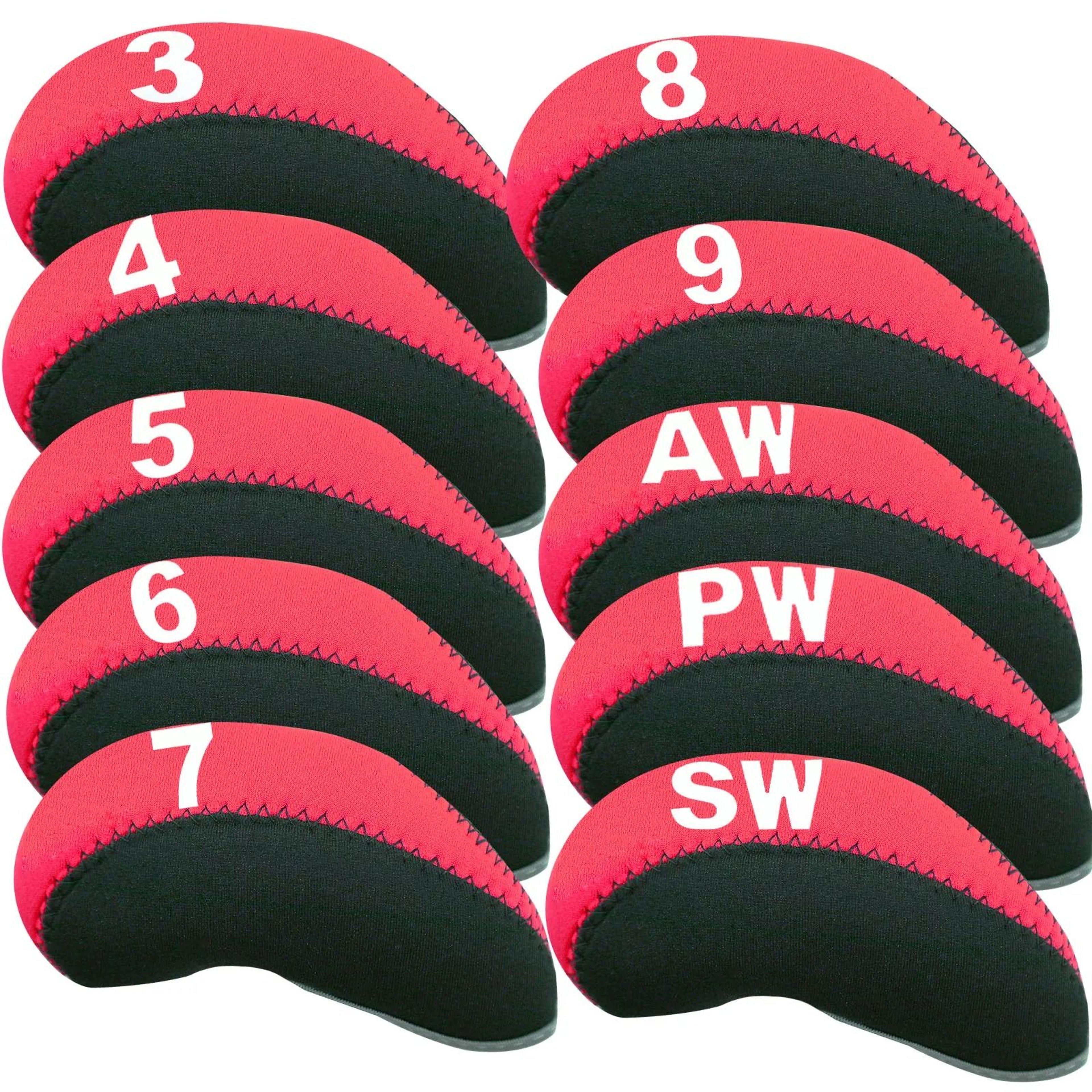 Golf Iron Head Covers 10 Piece Set 8
