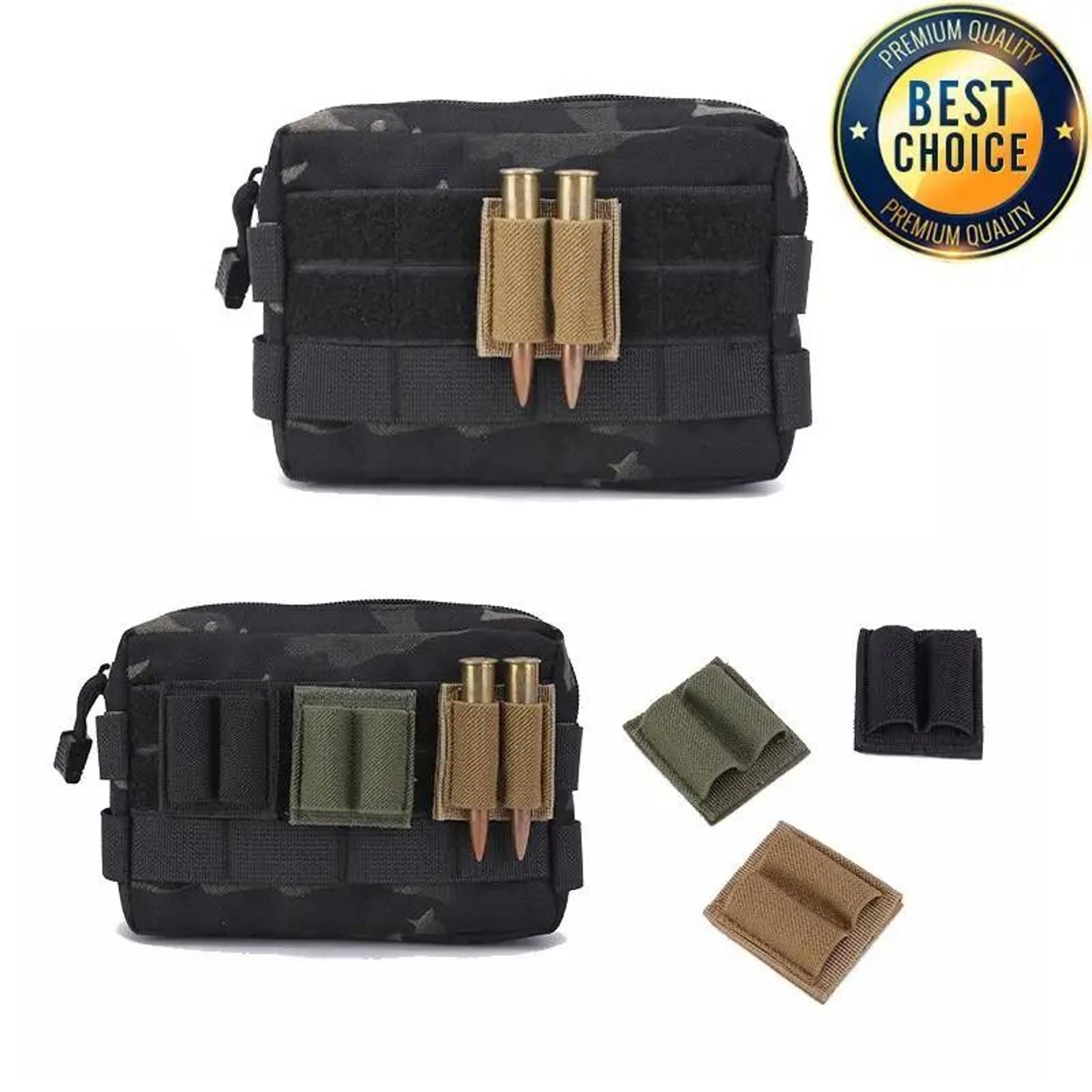 tactical two round ammo holder patch