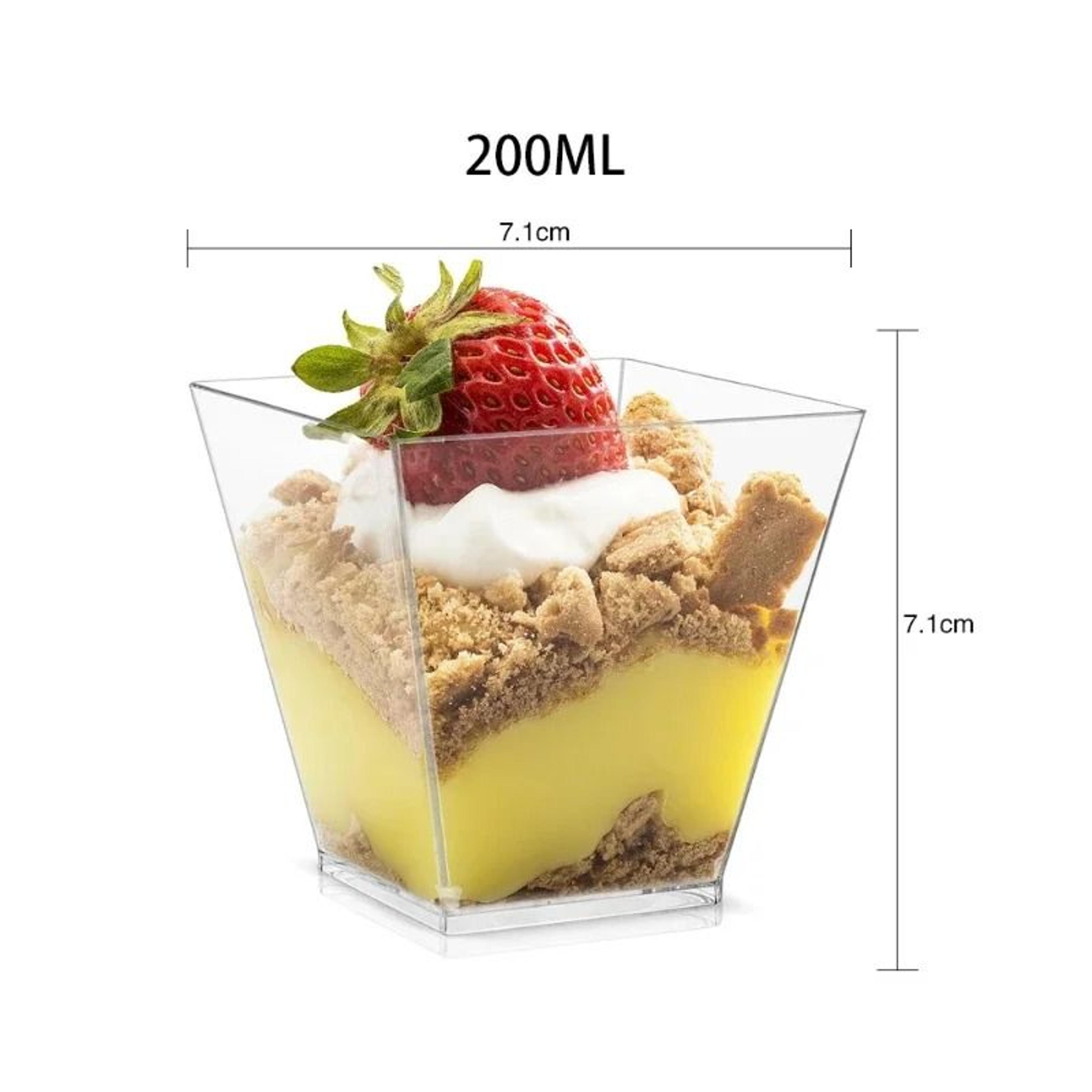 Mini Ladder Shaped Disposable Dessert Cups For Parties And Treats 10