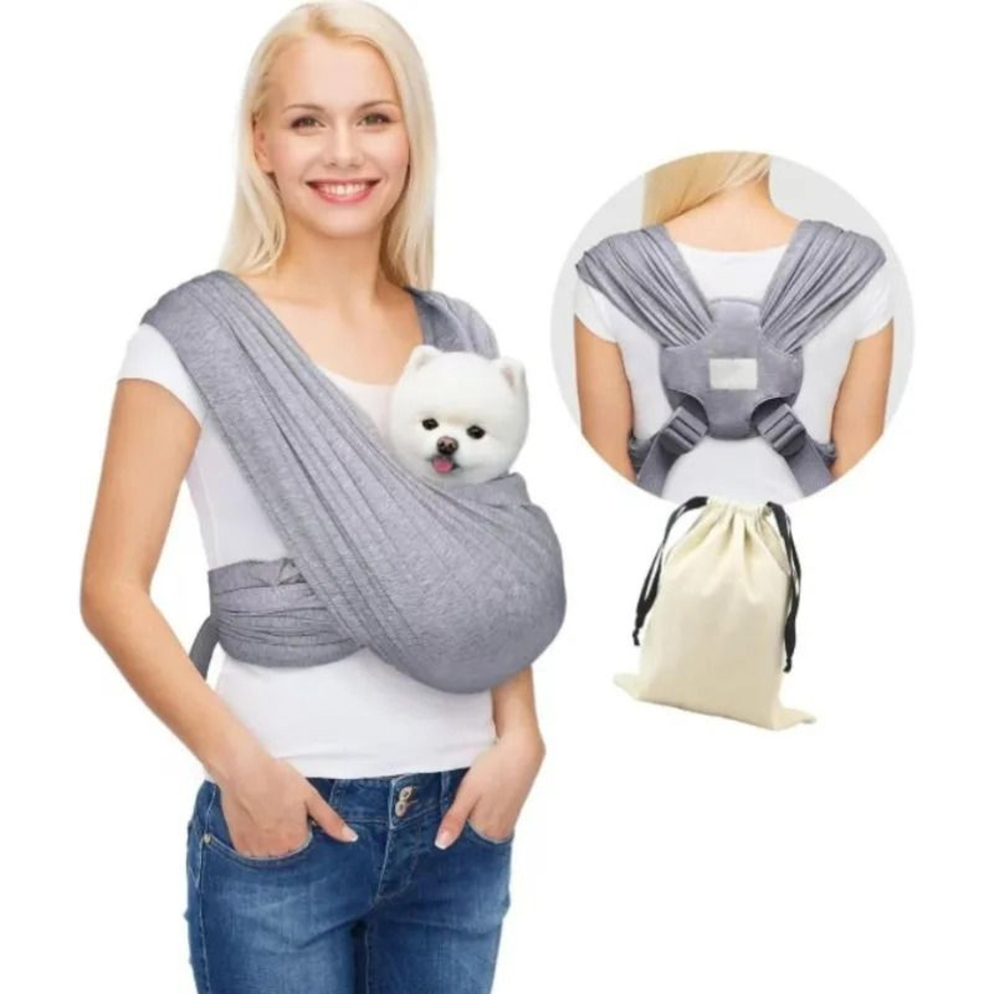 adjustable front facing dog and cat carrier sling bag