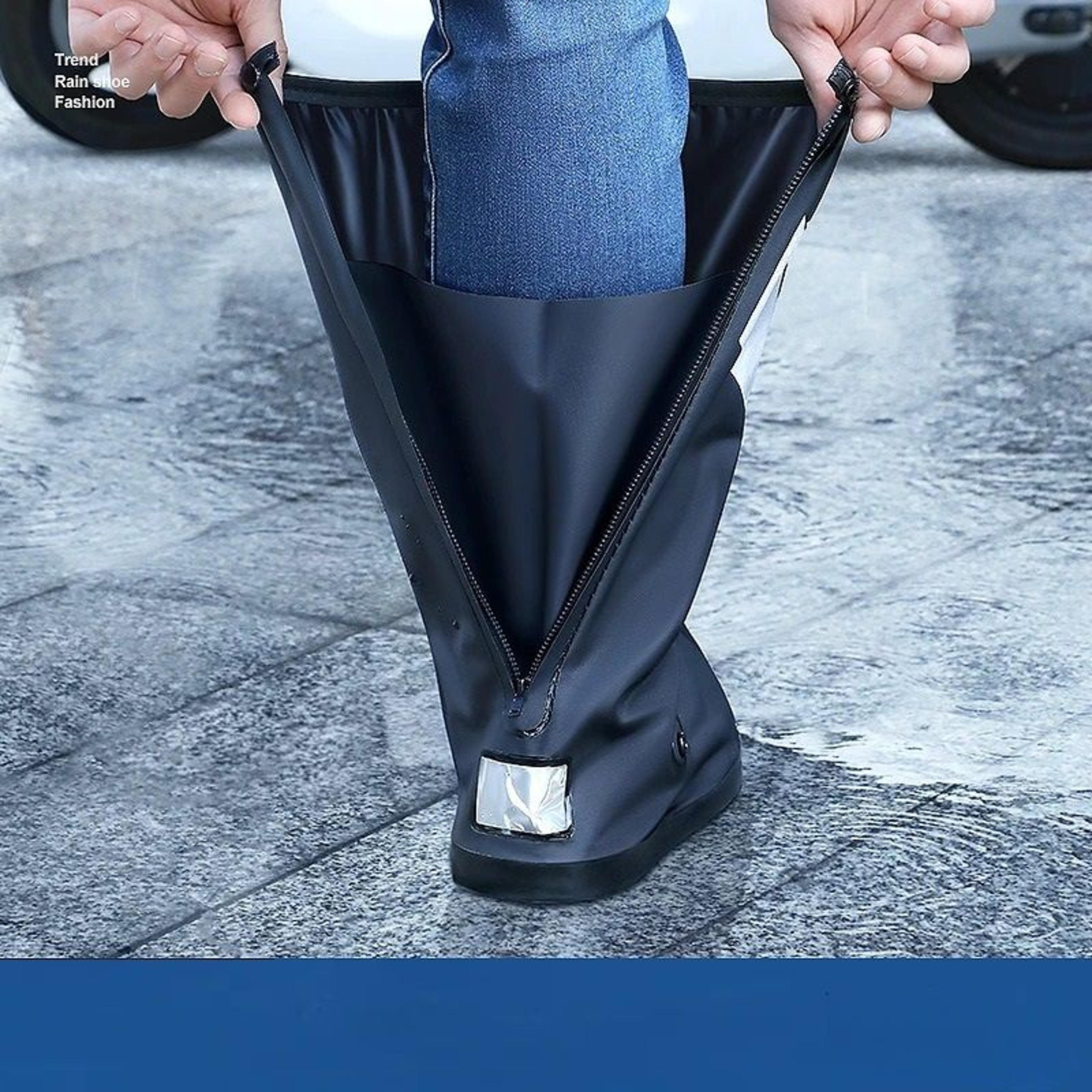 Waterproof Shoe Covers Outdoor Travel Rainproof Non Slip Shoe Protection 3