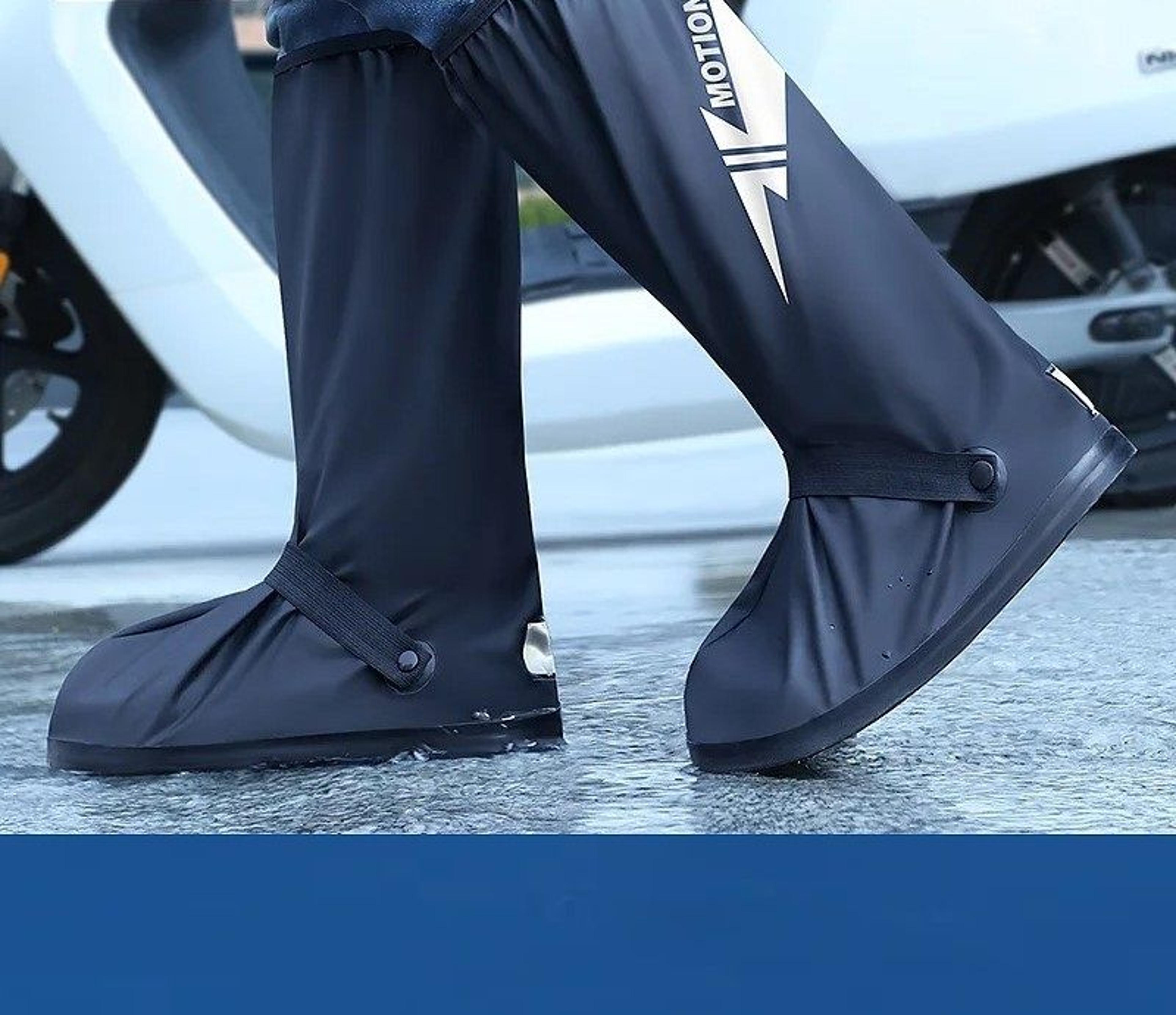 Waterproof Shoe Covers Outdoor Travel Rainproof Non Slip Shoe Protection 7