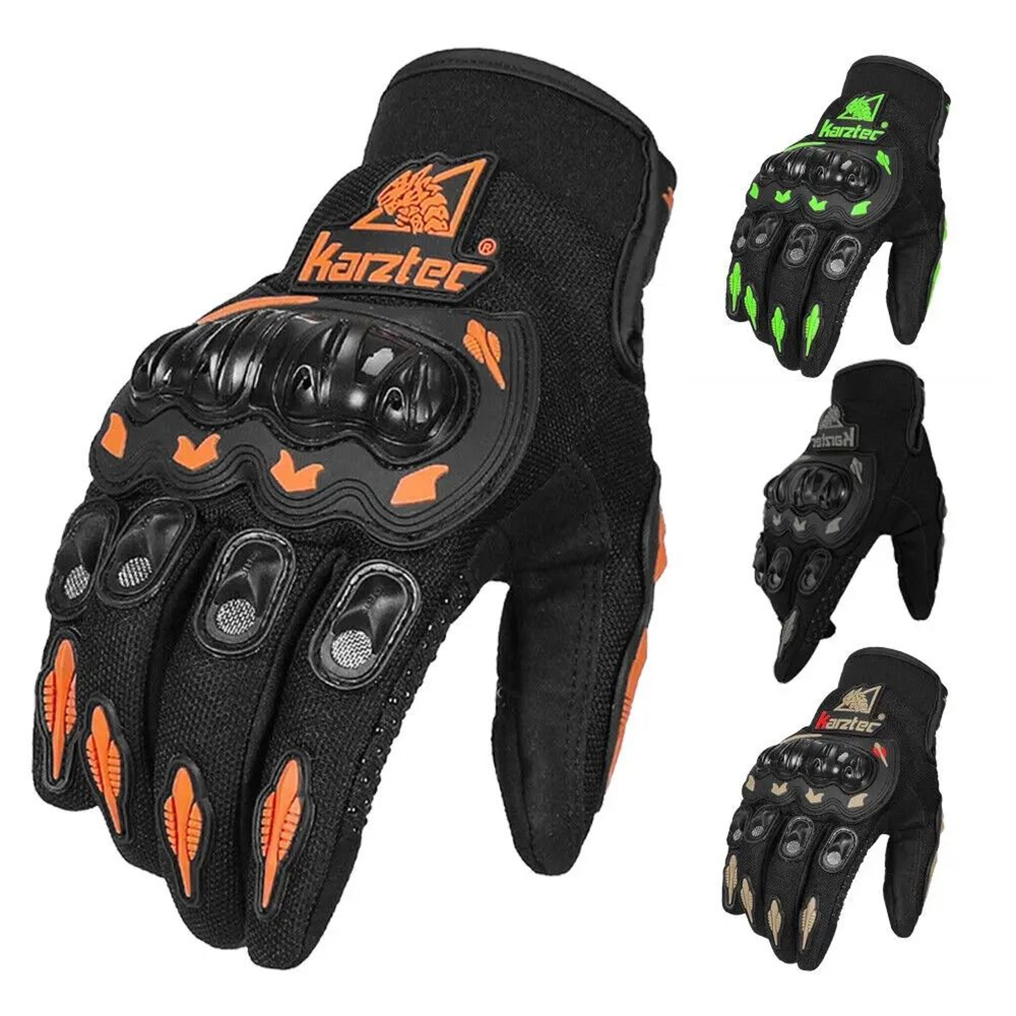 full-finger touchscreen motorcycle gloves with anti-drop and wear-resistant protection for all-season riding
