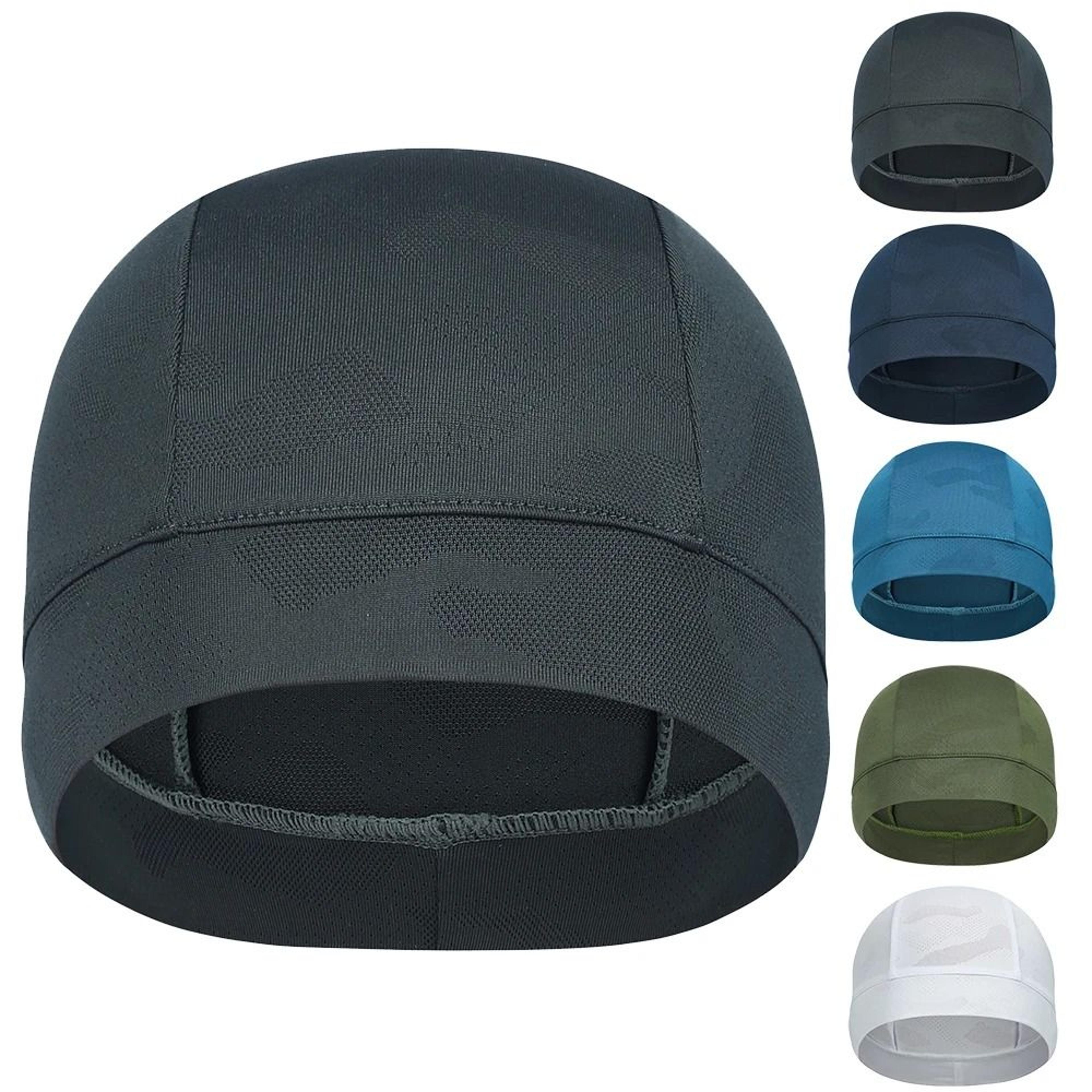 cooling mesh skull cap and helmet liner lightweight sweat wicking liner for cycling motorcycle and hard hats