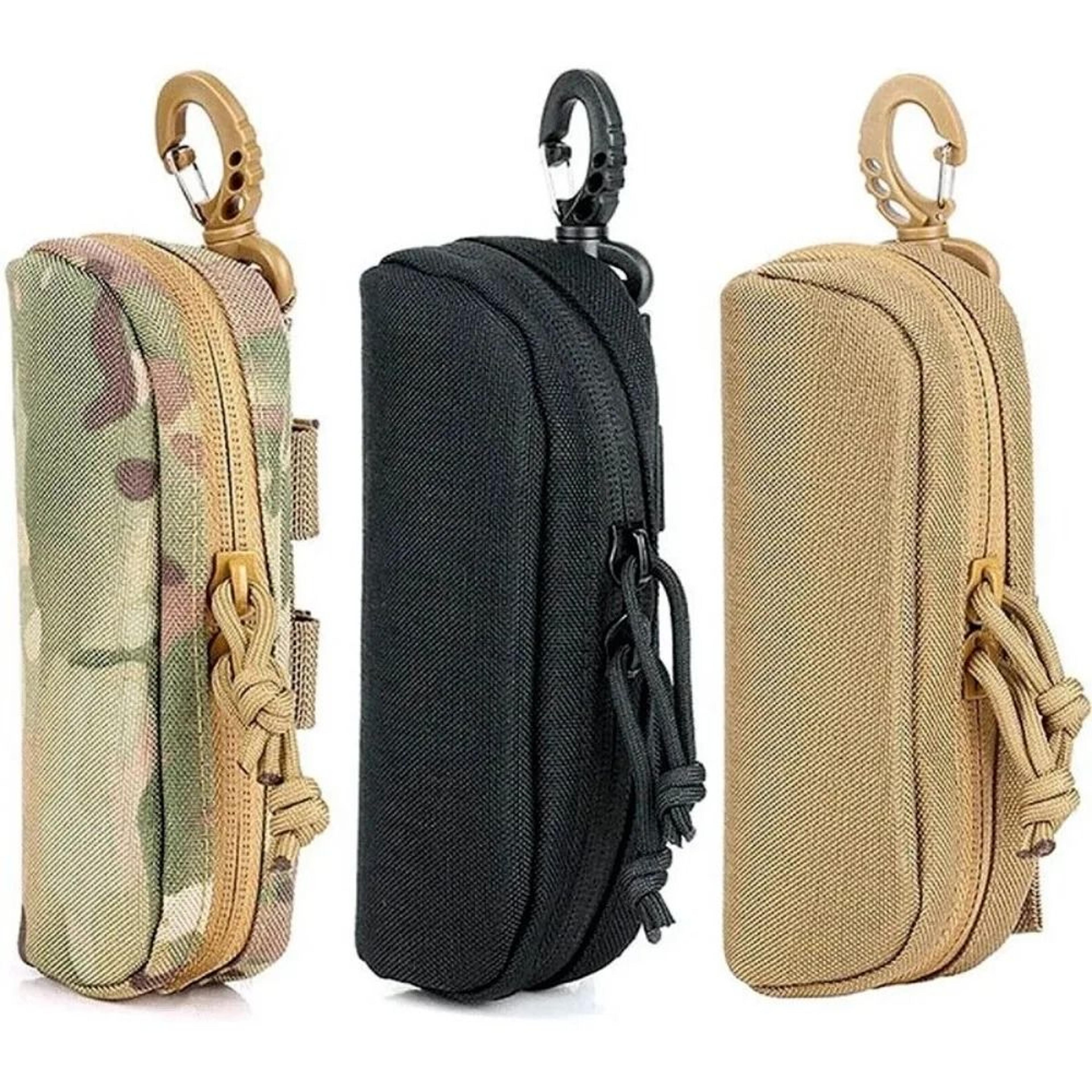 tactical eyeglasses case outdoor shockproof sunglasses carrying bag and protective utility waist pack