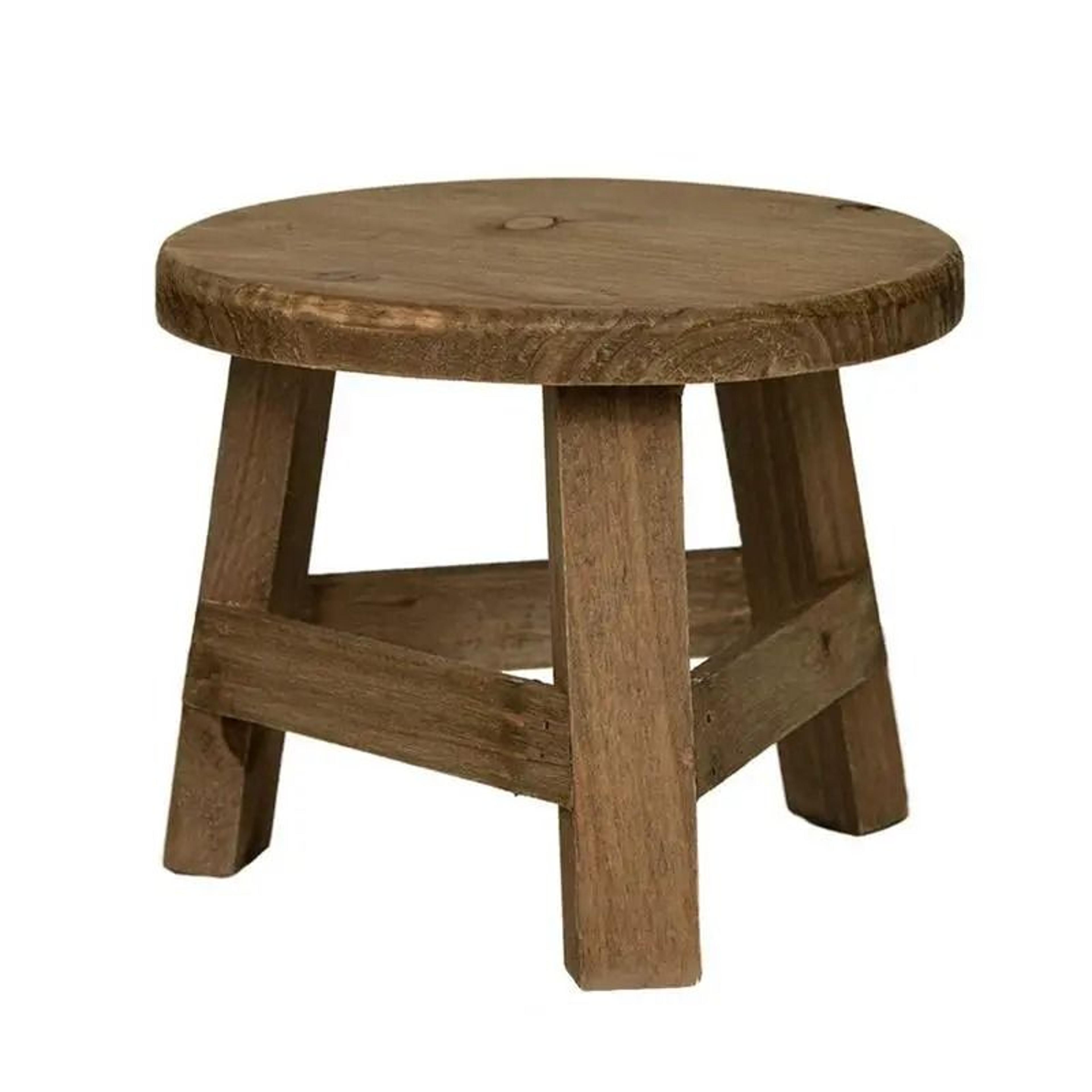 wooden plant stand and pot holder