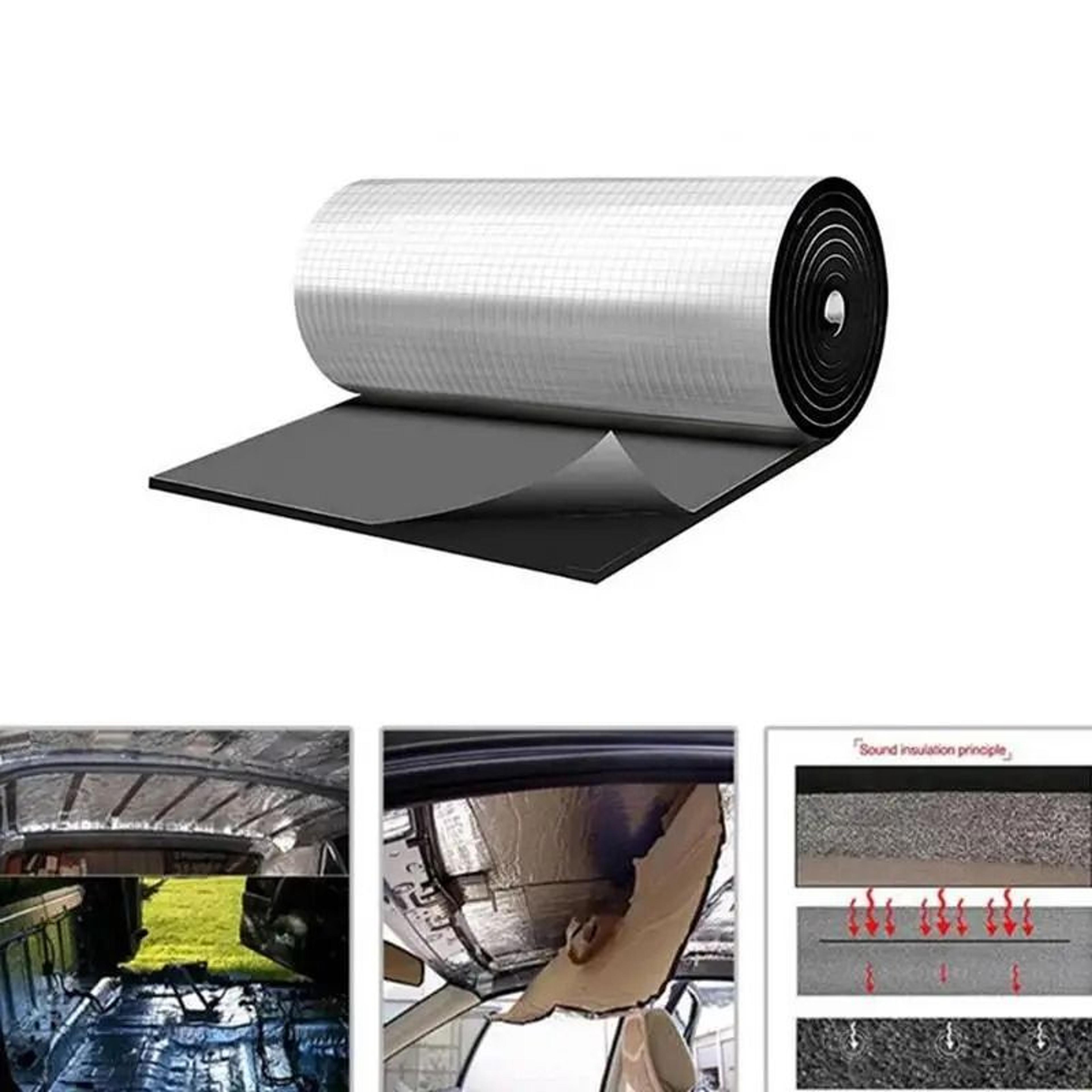 car engine sound insulation and heat shield mat