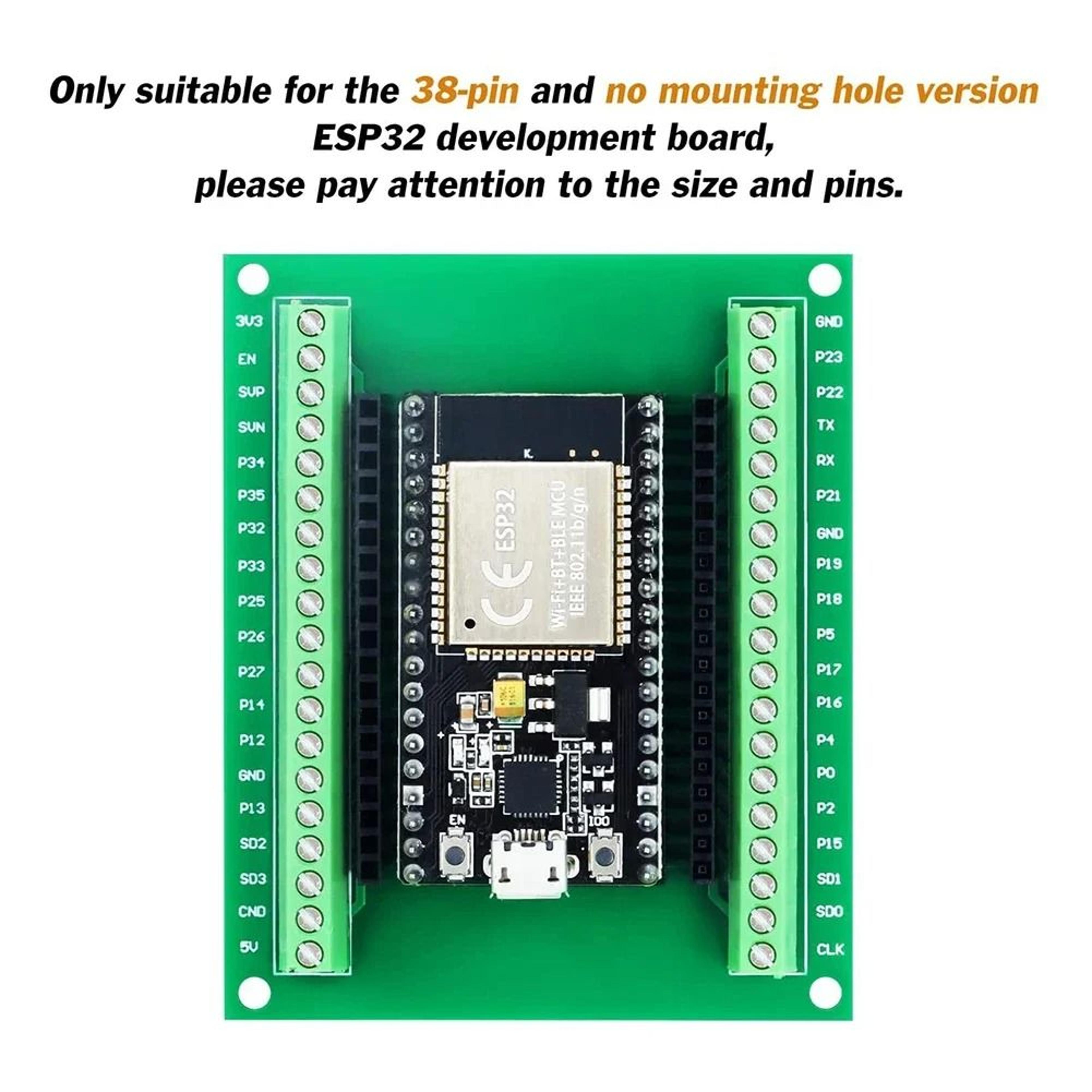 ESP32 Expansion Breakout Board With Dual Core WiFi And Bluetooth Compatibility 3