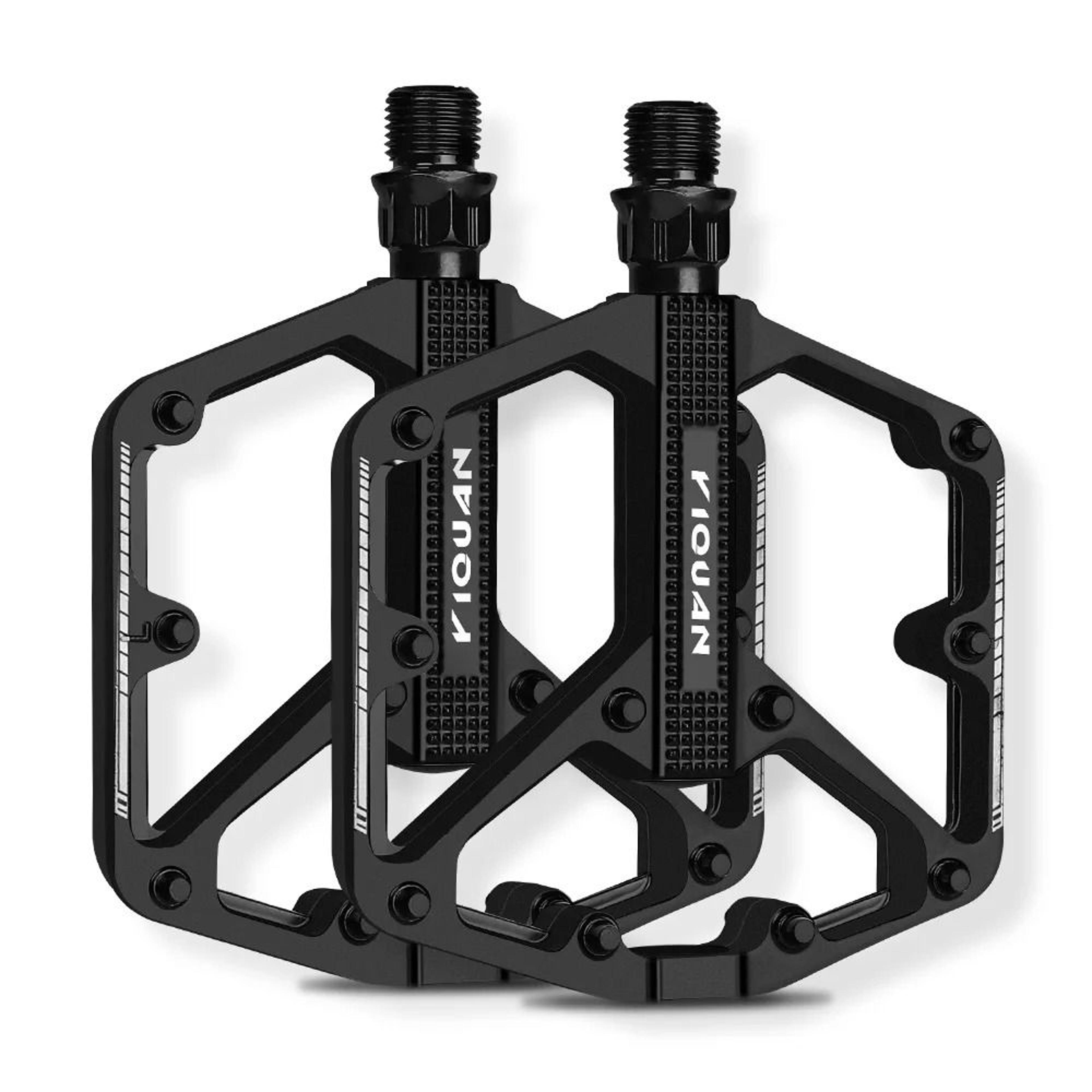 aluminum alloy bicycle platform pedals with sealed bearings for nonslip grip