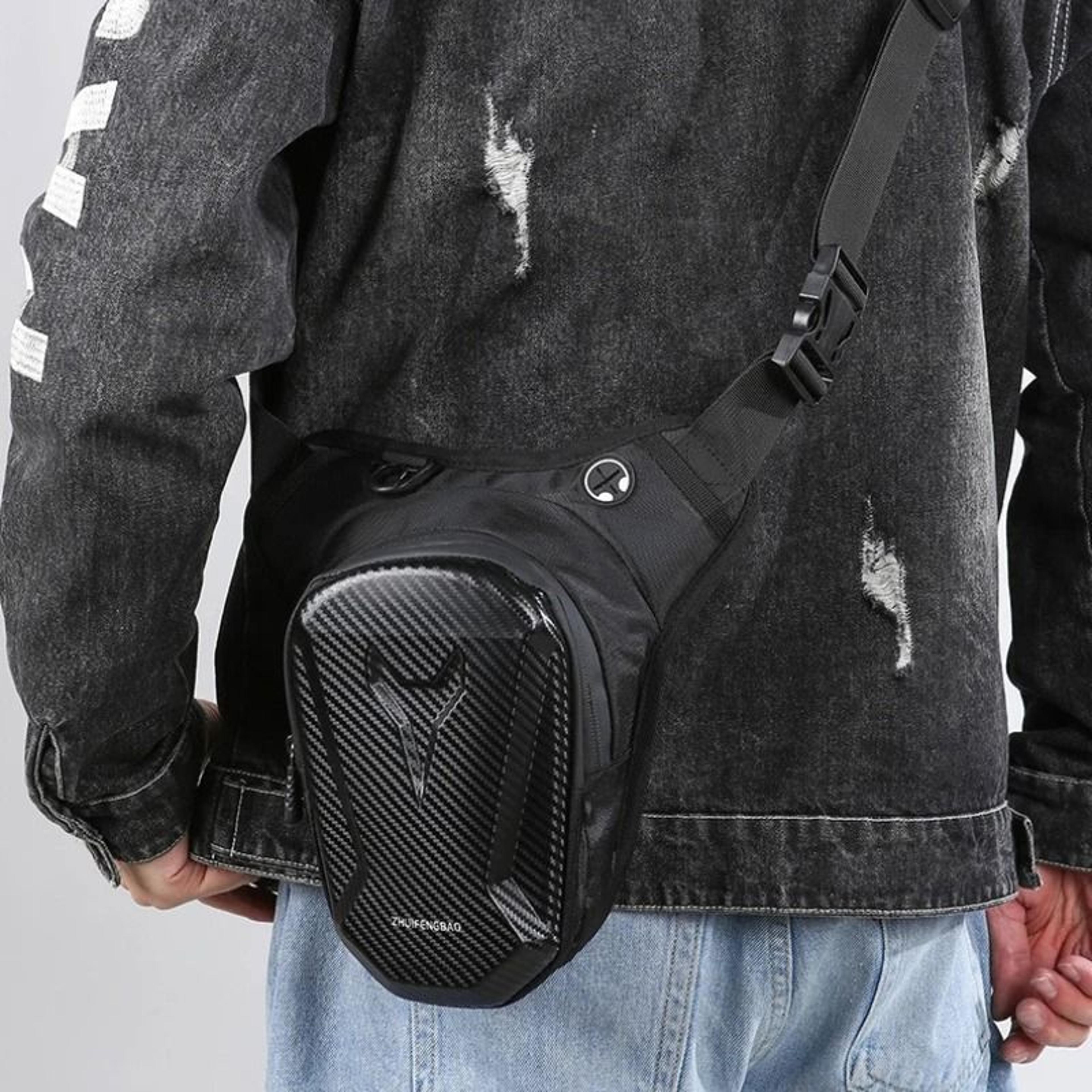 Tactical Molle Waterproof Motorcycle Riding Bag Chest Waist Drop Leg Pack 3